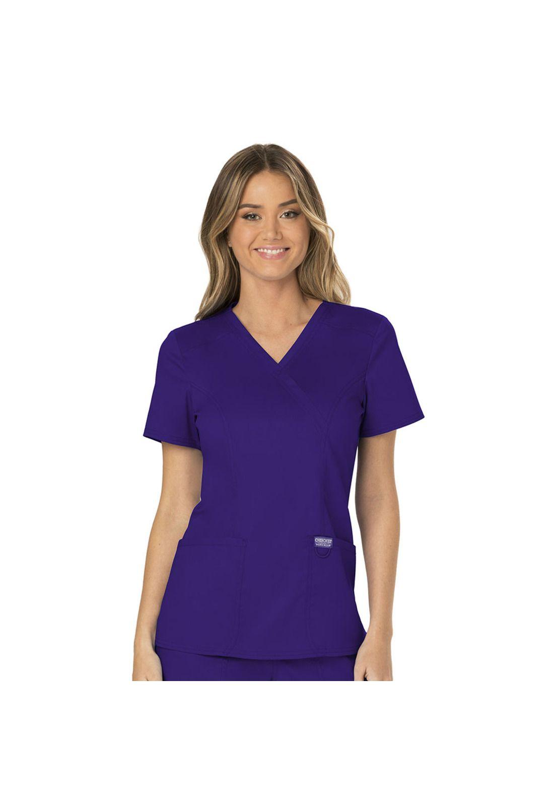 POLERA CLÍNICA MUJER CHEROKEE REVOLUTION WW610 GRAPE-0