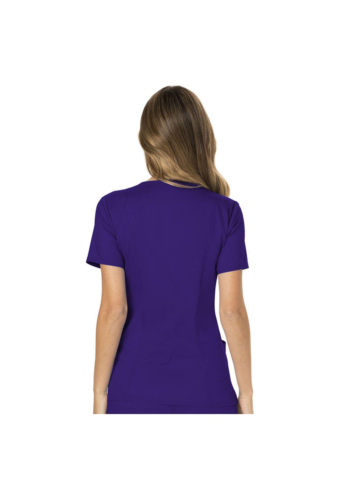 POLERA CLÍNICA MUJER CHEROKEE REVOLUTION WW610 GRAPE-3