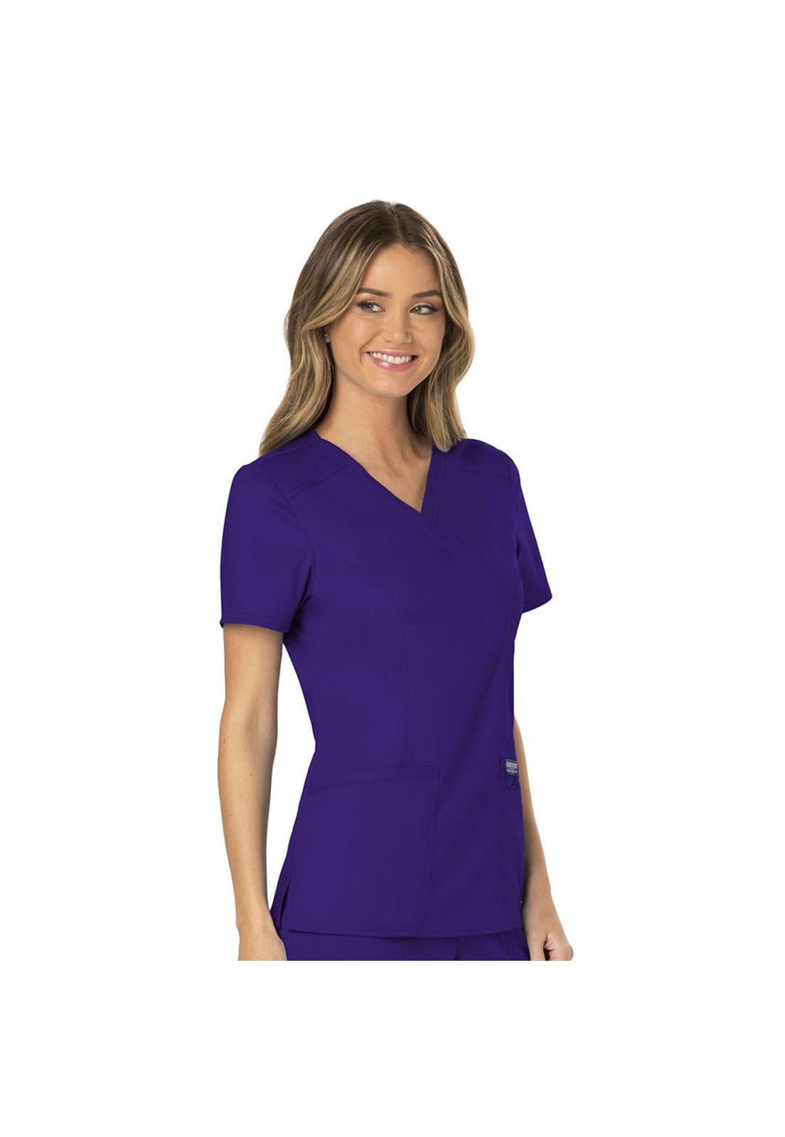 POLERA CLÍNICA MUJER CHEROKEE REVOLUTION WW610 GRAPE-4