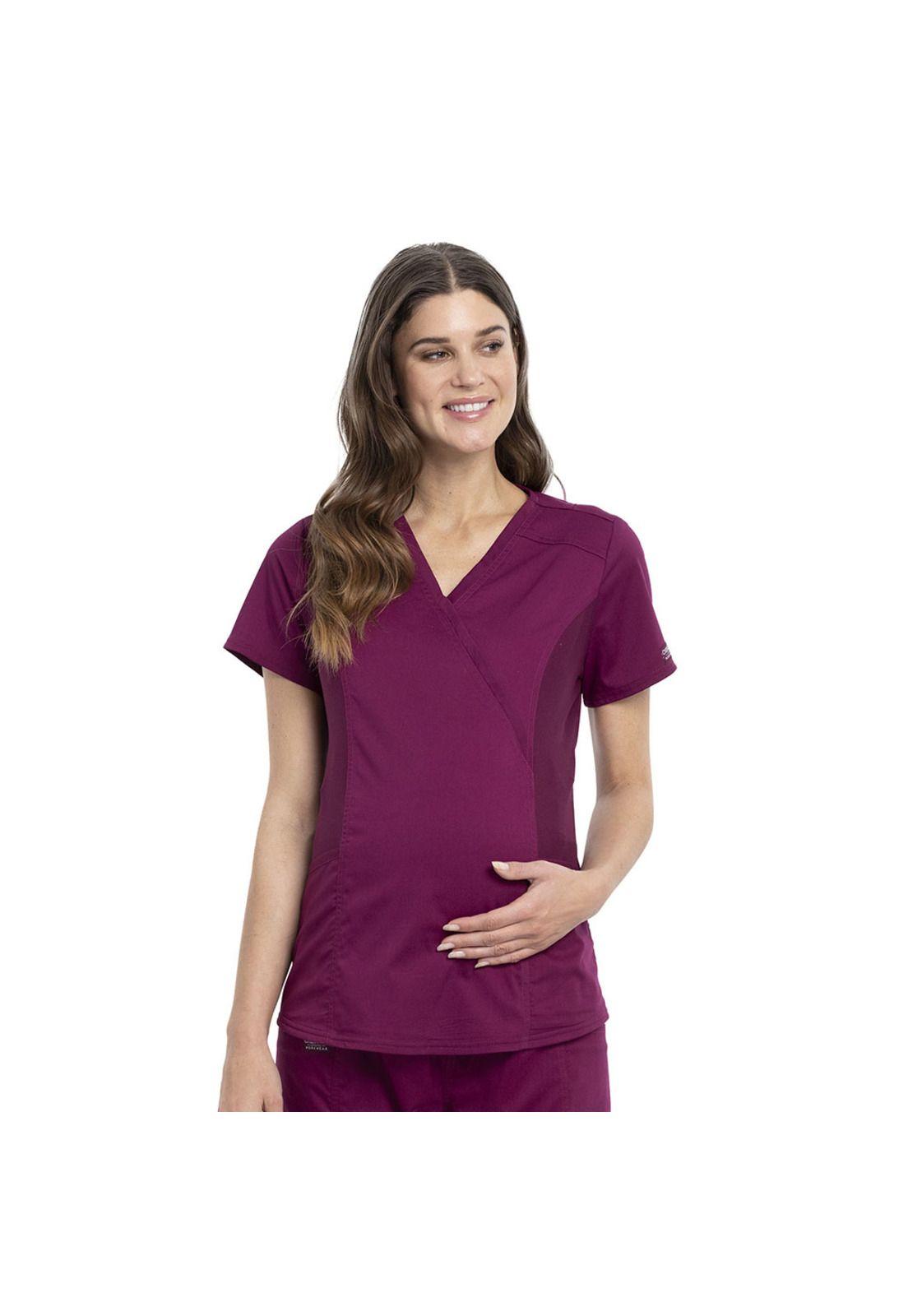 POLERA CLÍNICA MATERNAL CHEROKEE  WW688 WINE-0