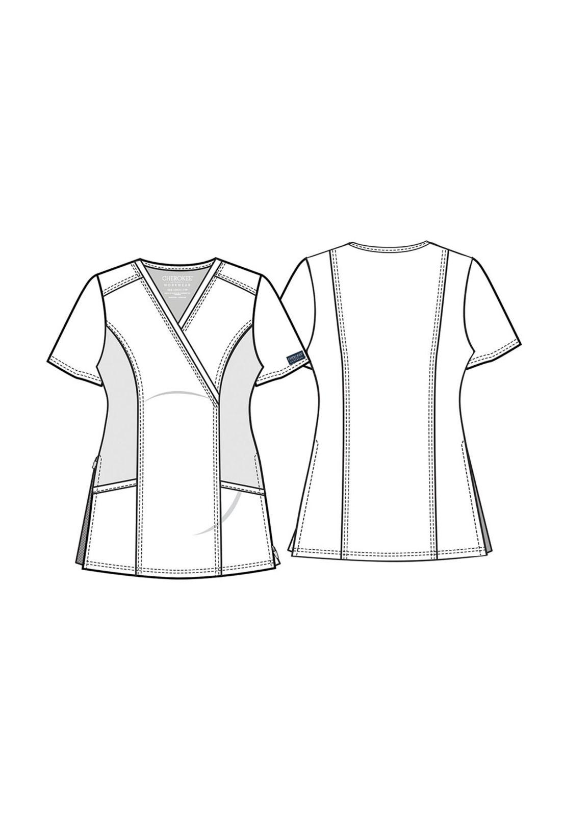 POLERA CLÍNICA MATERNAL CHEROKEE  WW688 WINE-6