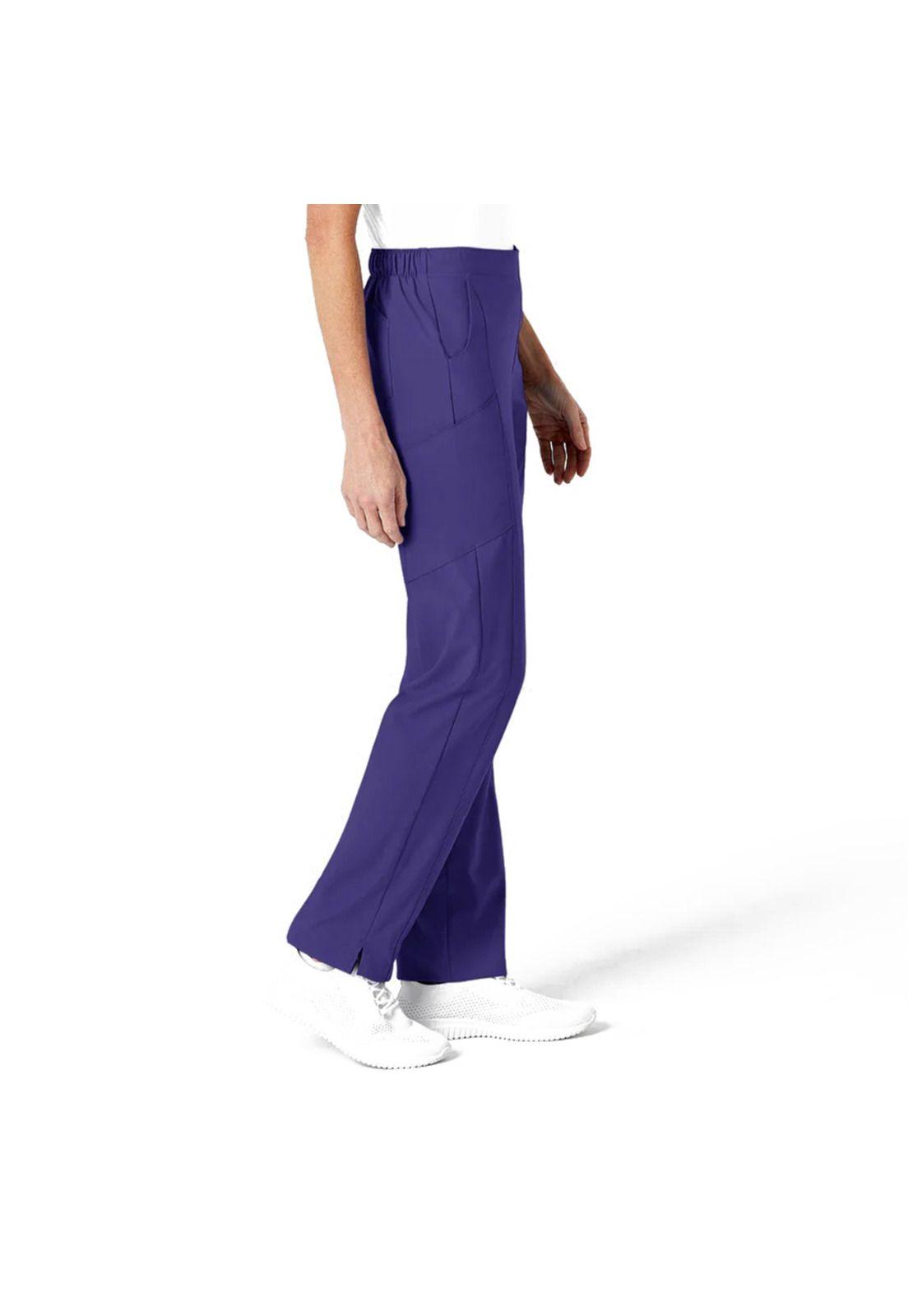 PANTALÓN CLÍNICO MUJER WONDERWINK 5155 GRAPE-2