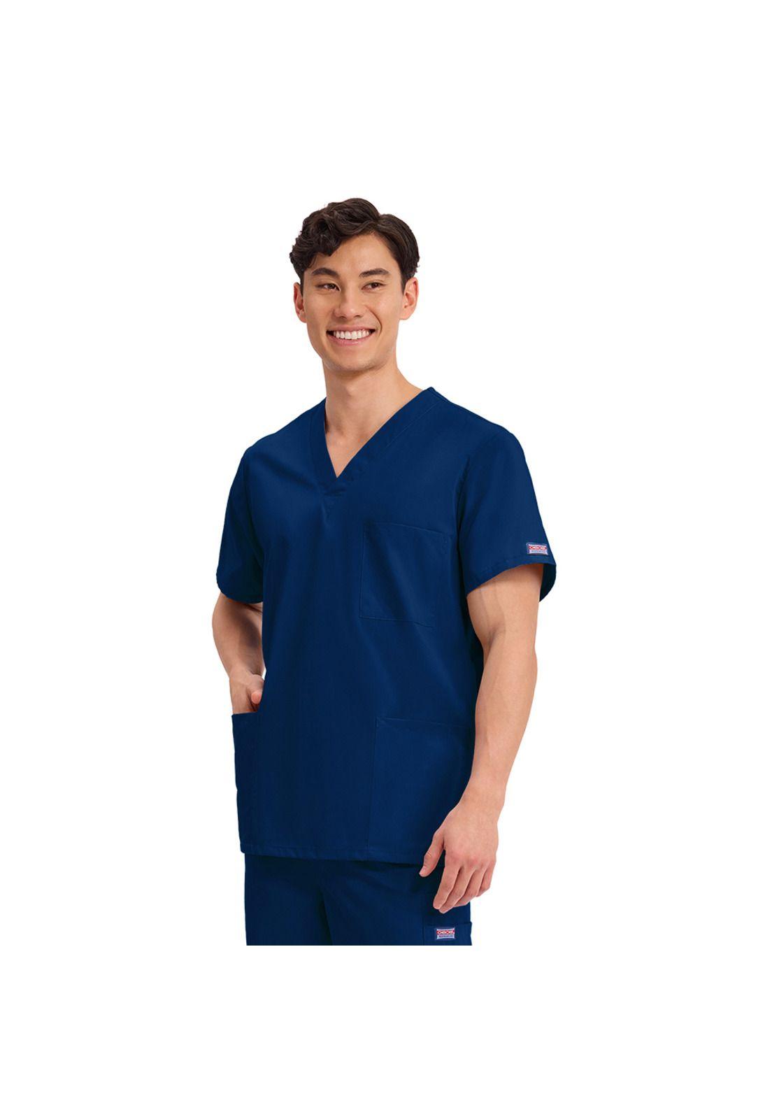 POLERA CLÍNICA HOMBRE CHEROKEE 4876 NAVY-3