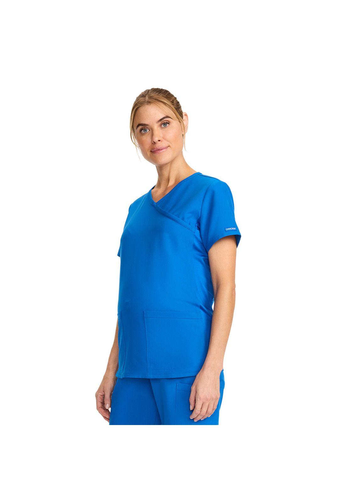 POLERA CLÍNICA MATERNAL CHEROKEE CK701A ROYAL-2