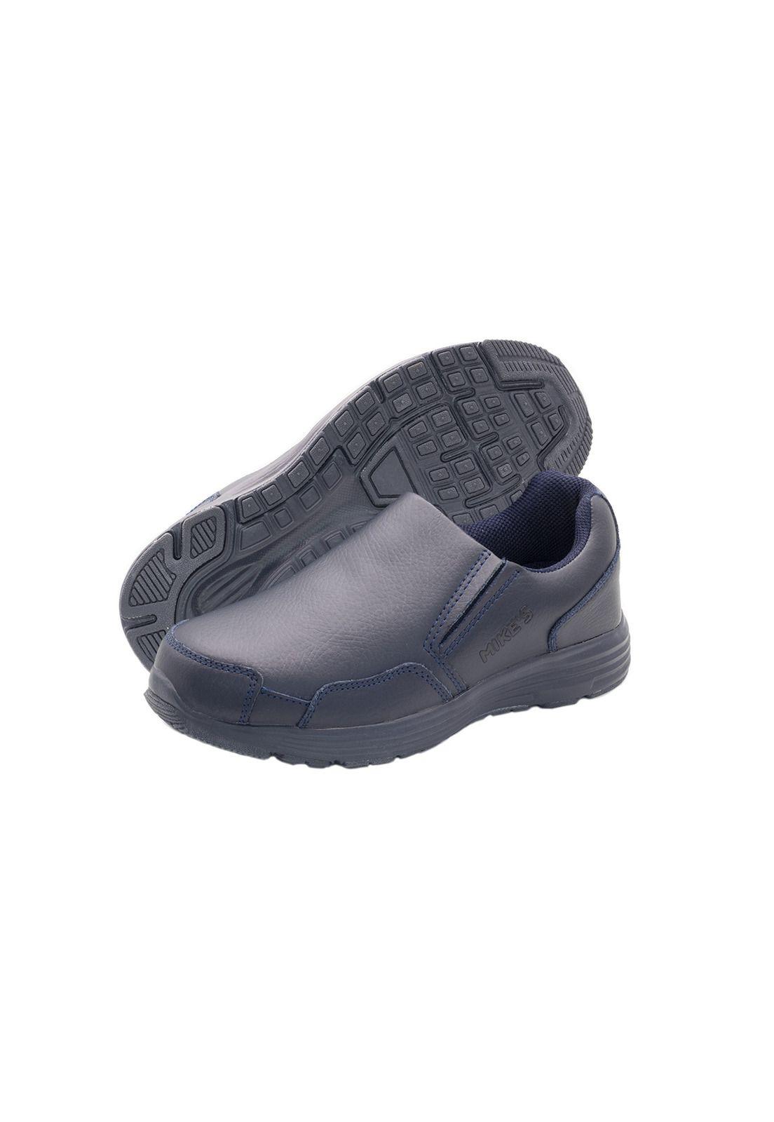 Zapato/Zapatilla Slip On Cuero Azul-0