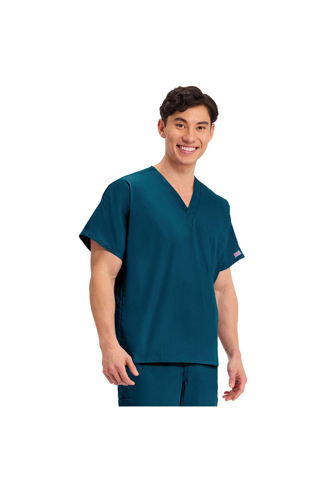 POLERA CLÍNICA CUELLO EN V 4777 CARIBBEAN-3