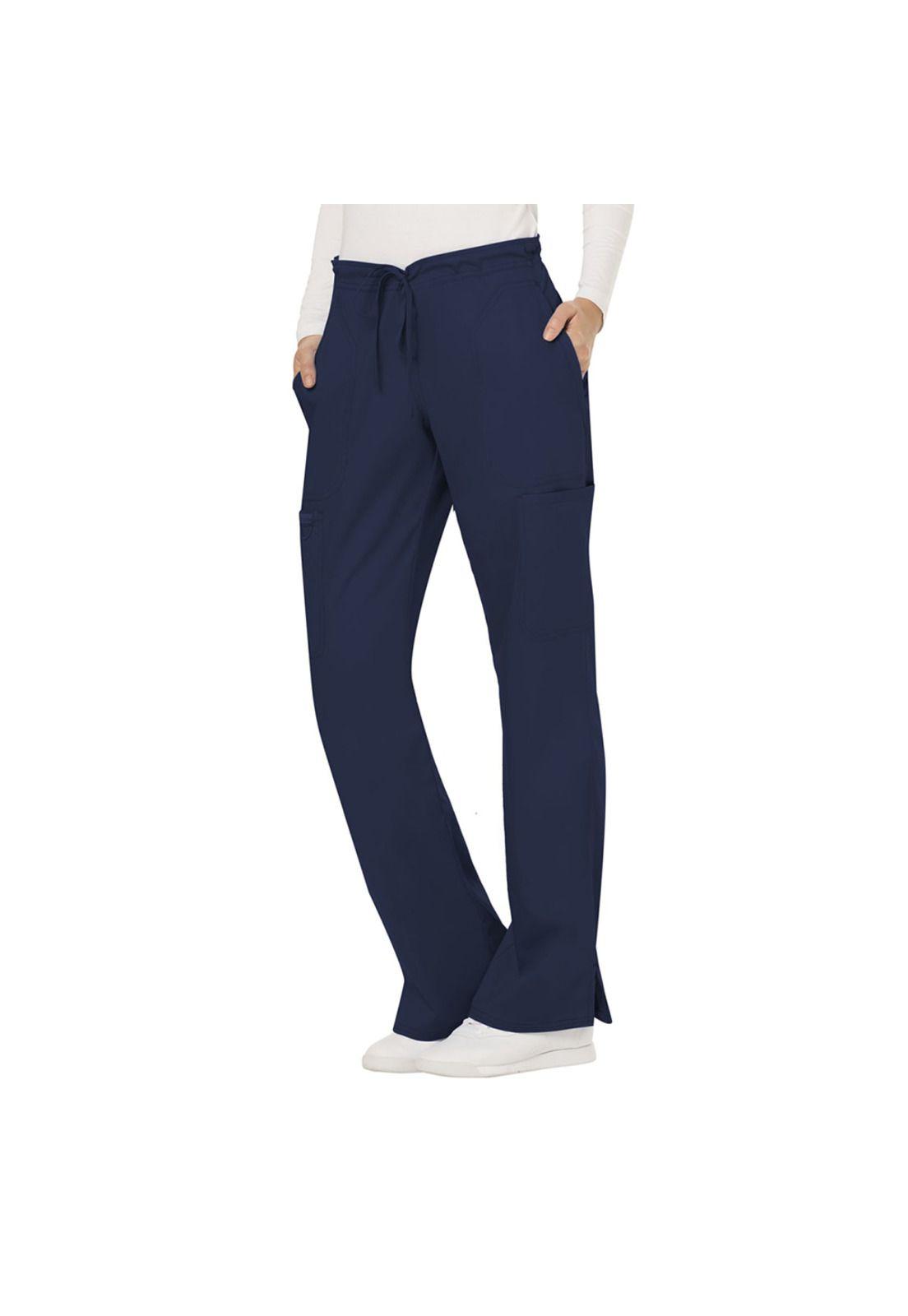 PANTALÓN MUJER CARGO SIN CIERRES CON PIERNA RECTA WW210 NAVY-2