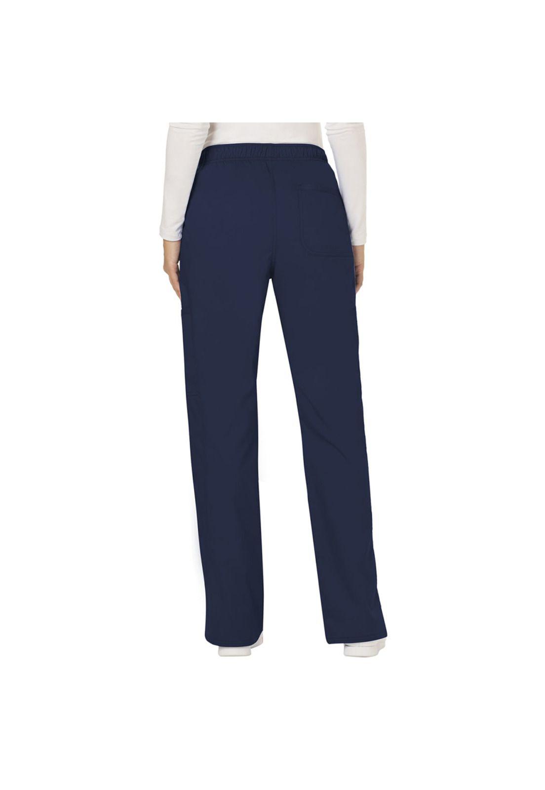 PANTALÓN MUJER CARGO SIN CIERRES CON PIERNA RECTA WW210 NAVY-4