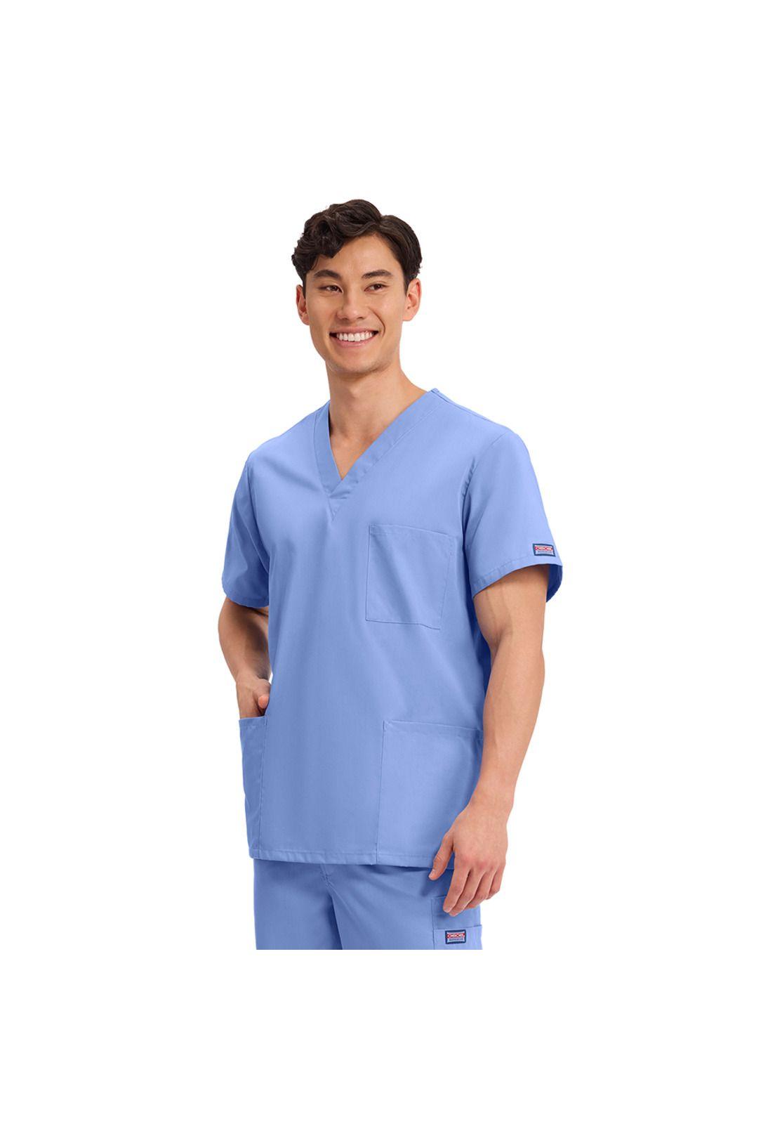 POLERA CLÍNICA HOMBRE CHEROKEE 4876 CIEL-2