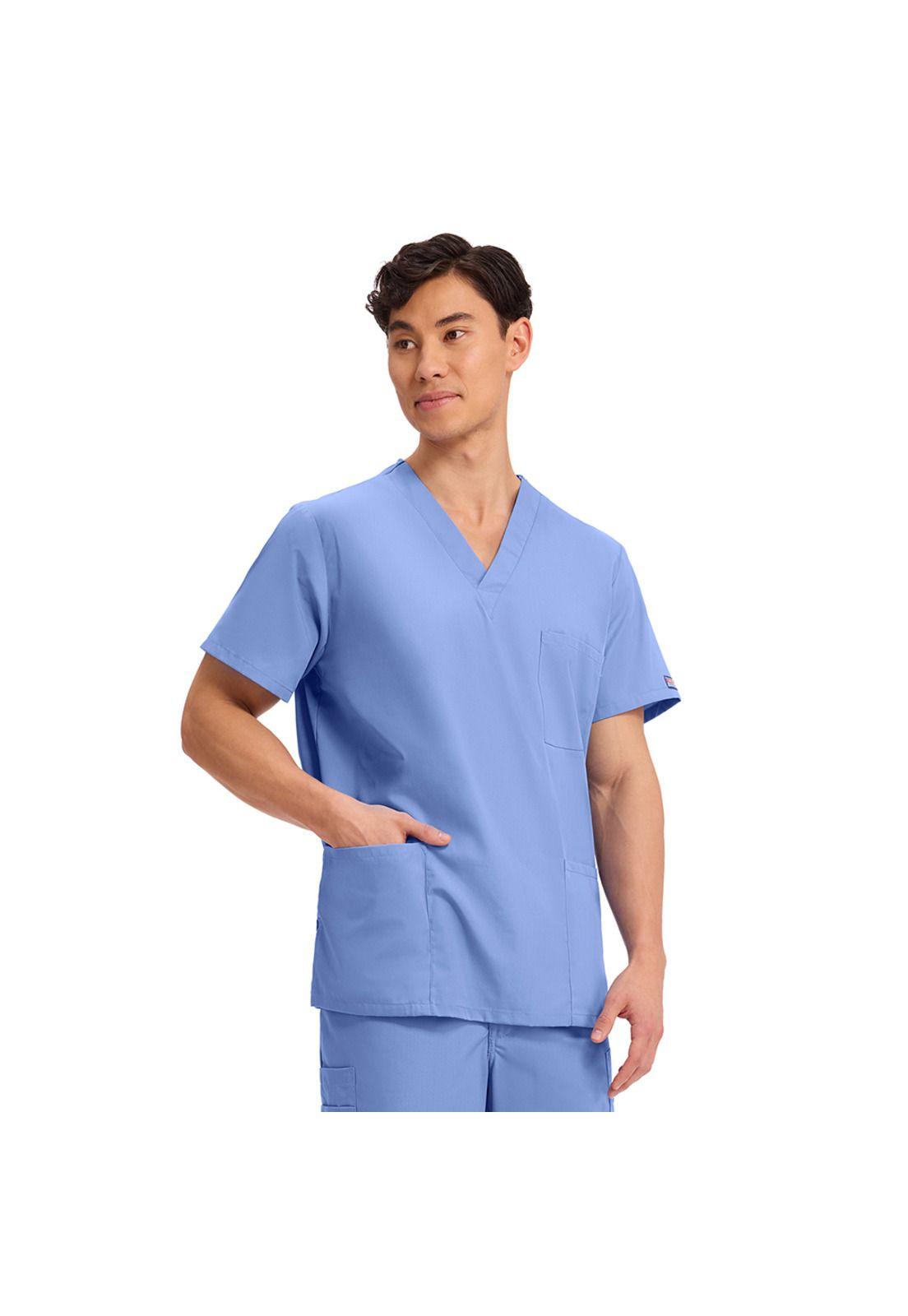 POLERA CLÍNICA HOMBRE CHEROKEE 4876 CIEL-3