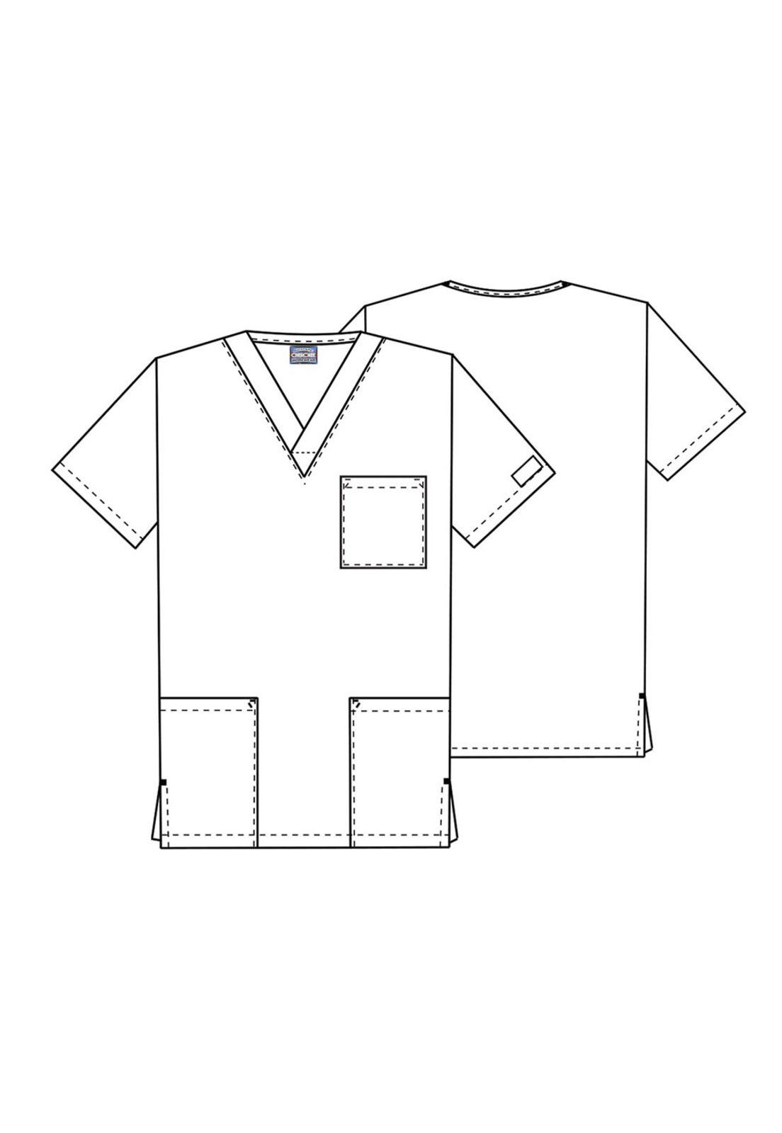 POLERA CLÍNICA HOMBRE CHEROKEE 4876 CIEL-5