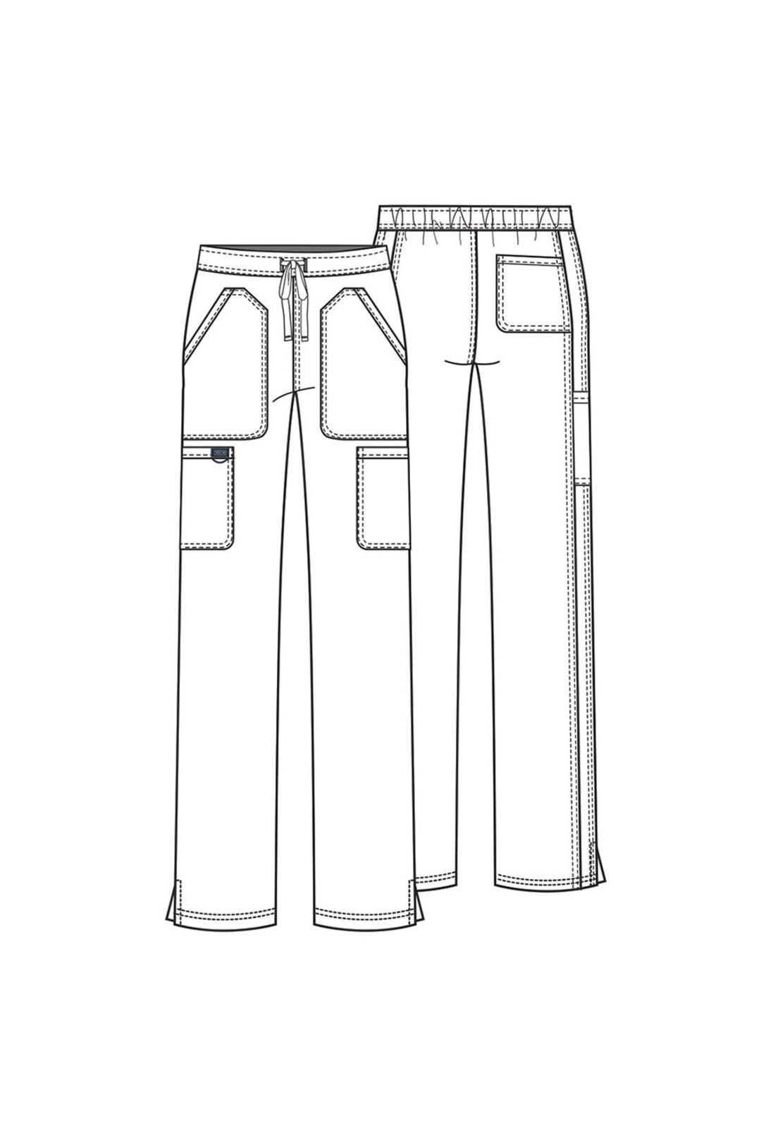 PANTALÓN MUJER CHEROKEE REVOLUTION WW120 GALAXY BLUE-5