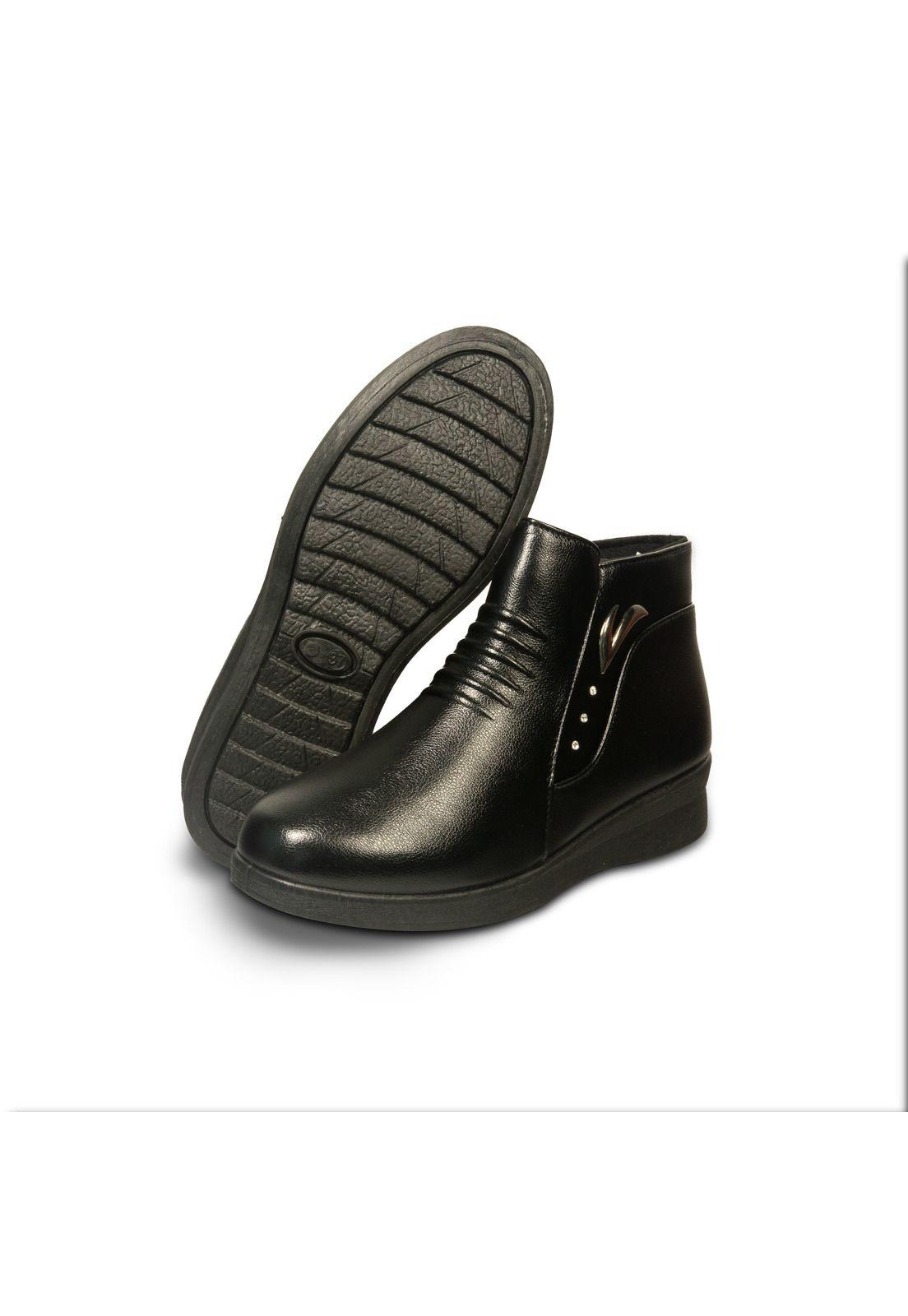 Botín Mujer Negro Mike´s-3