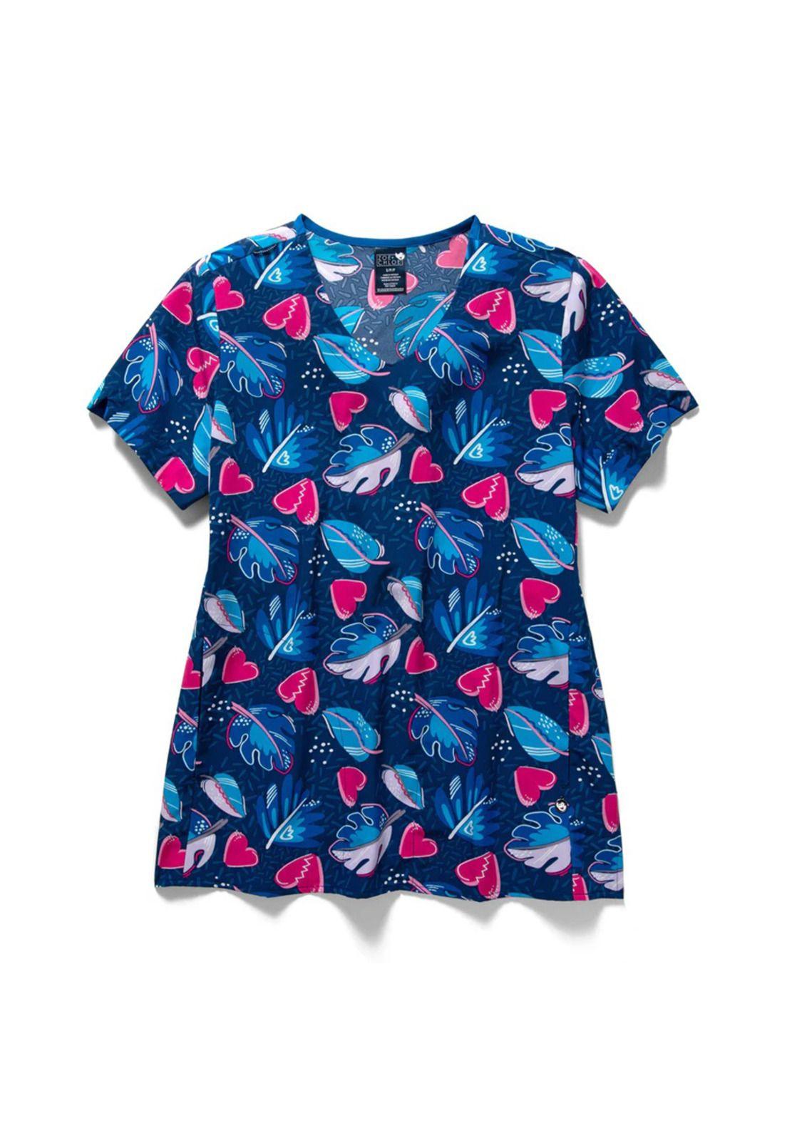 Polera Clínica Mujer Zoe-Chloe Z19213PDPM Estampada-2