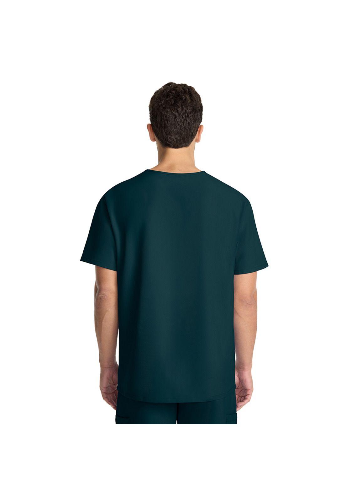 POLERA CLÍNICA HOMBRE CUELLO EN V CK783A CARIBBEAN-4