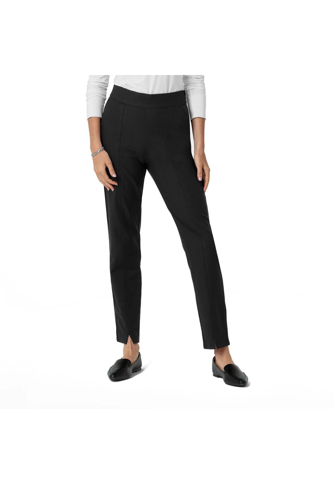 PANTALÓN CLÍNICO TOBILLO CÓNICO MUJER 5166 BLACK-0