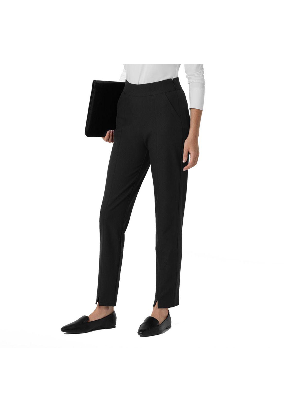 PANTALÓN CLÍNICO TOBILLO CÓNICO MUJER 5166 BLACK-2