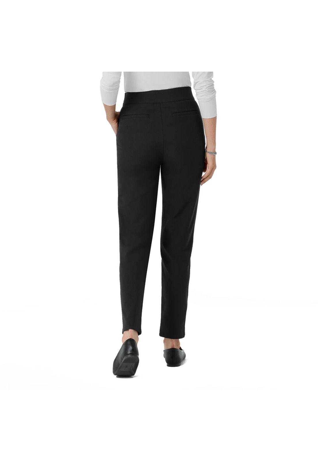 PANTALÓN CLÍNICO TOBILLO CÓNICO MUJER 5166 BLACK-4