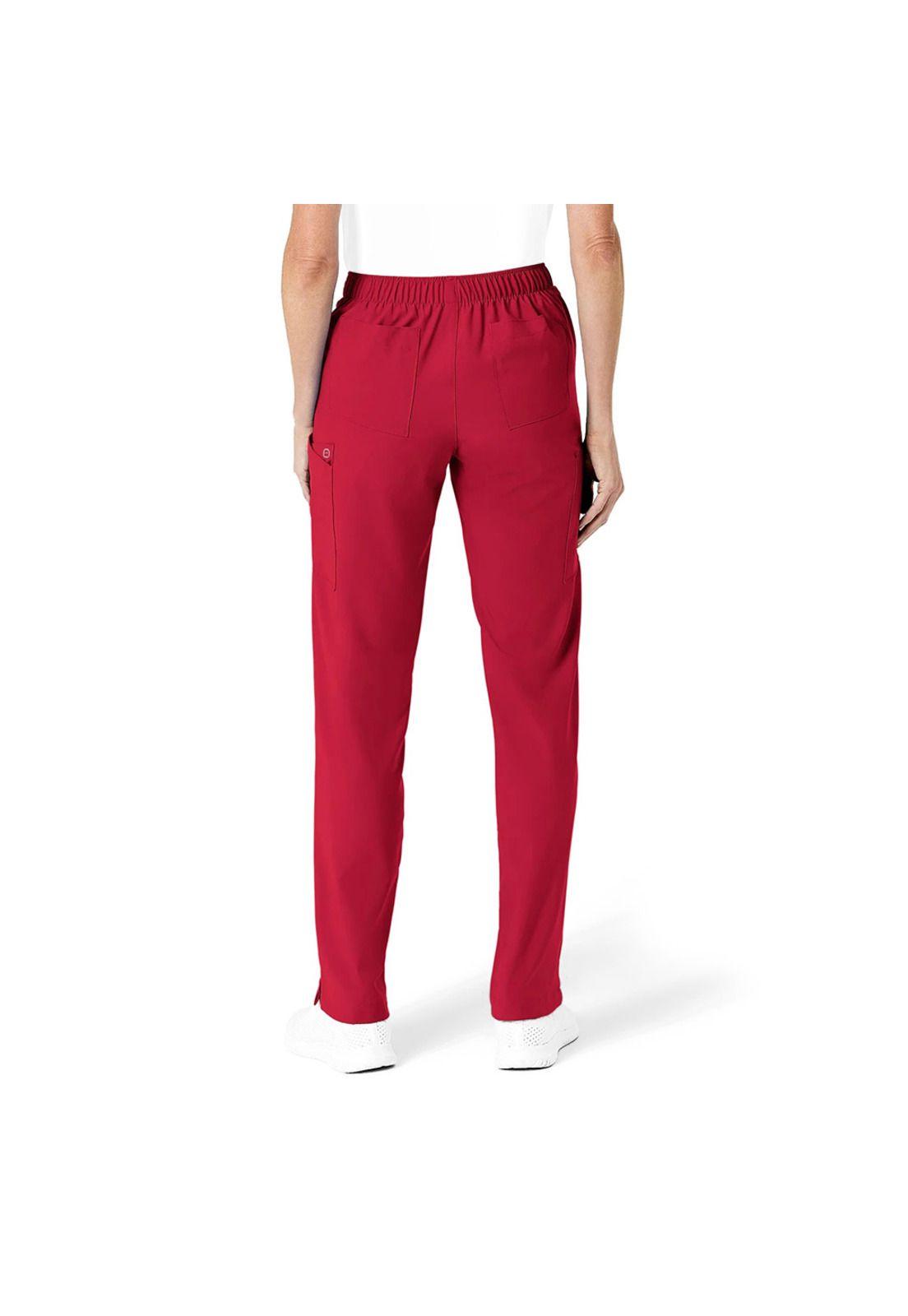 PANTALÓN CLÍNICO MUJER WONDERWINK 5155 RED-4
