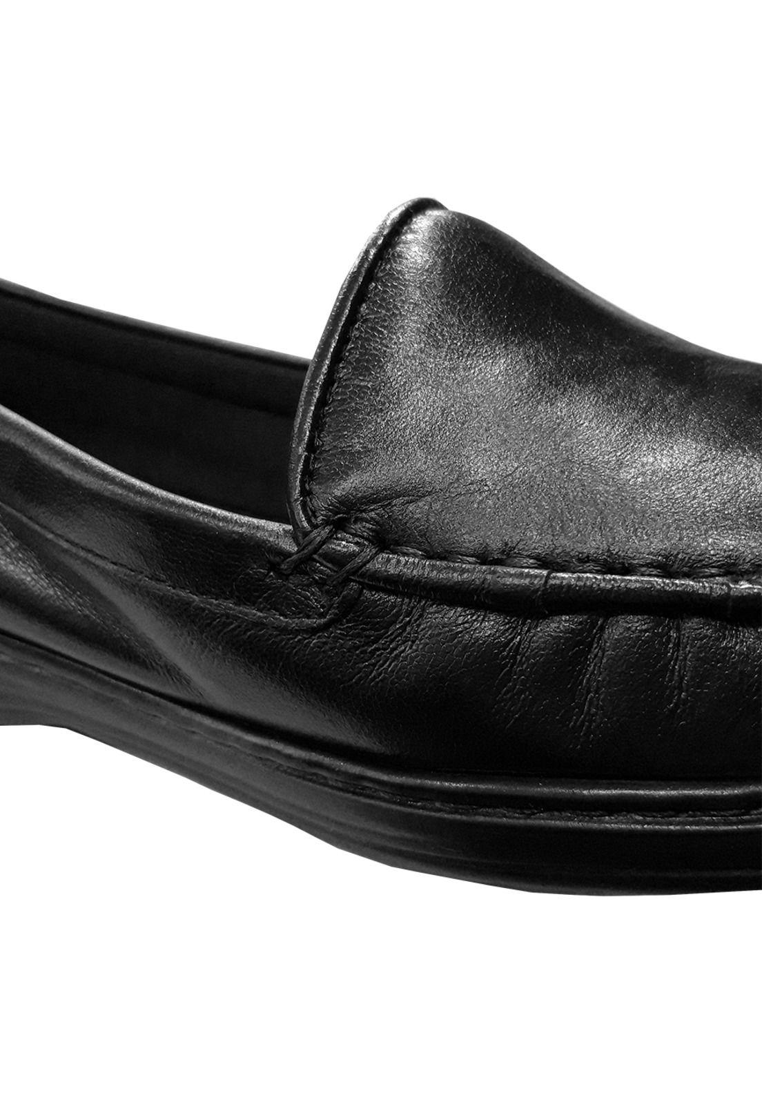 Zapato Mocasín Femenino Cuero Negro Mike`s-4