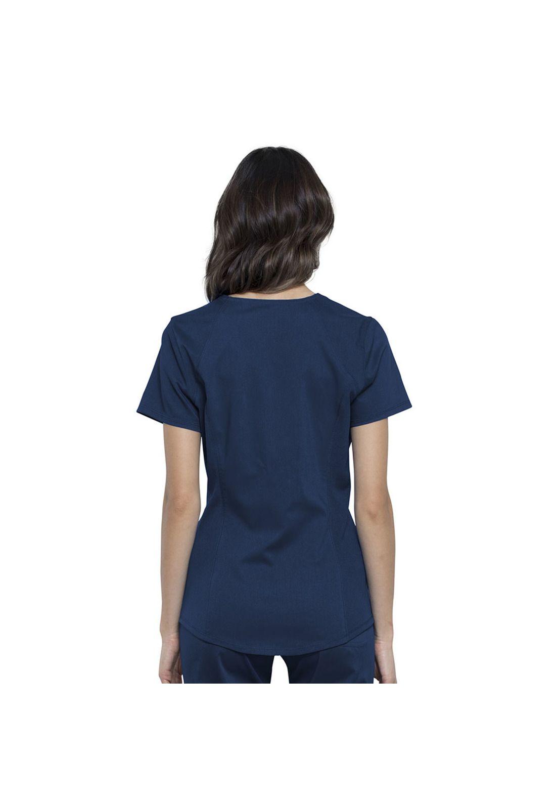 POLERA CLÍNICA MUJER CHEROKEE REVOLUTION WW601 NAVY-4