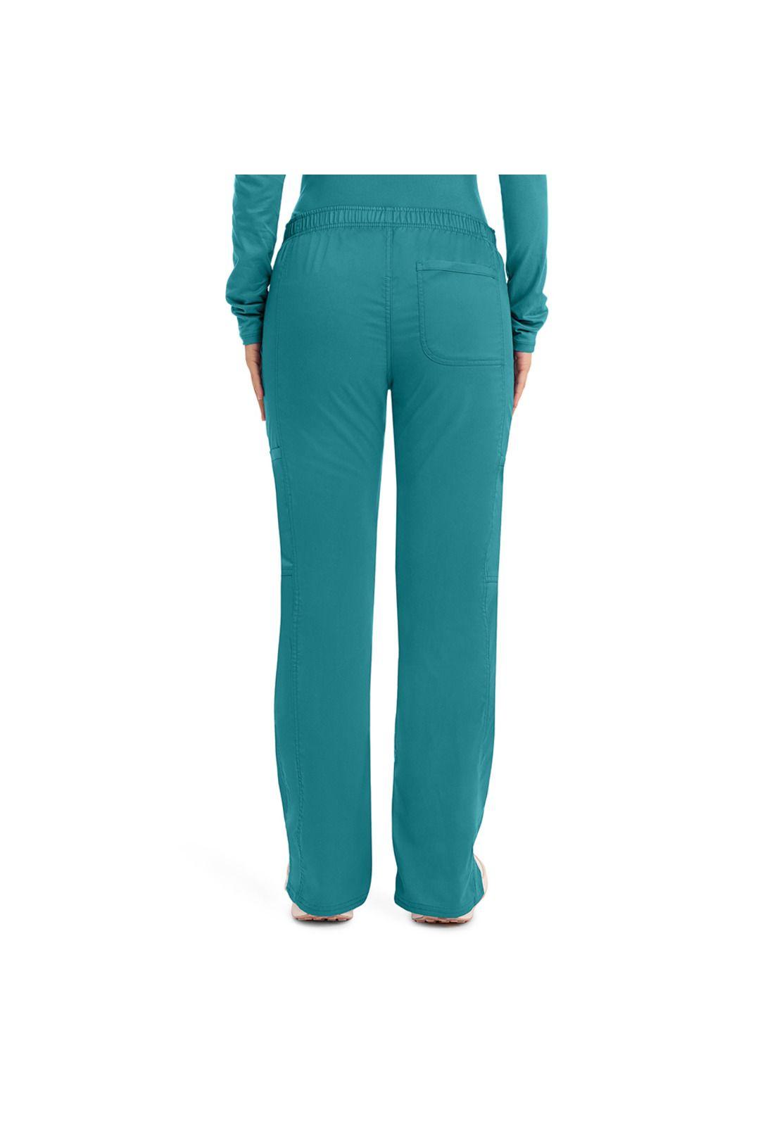 PANTALÓN MUJER CHEROKEE REVOLUTION WW120 TEAL BLUE-4