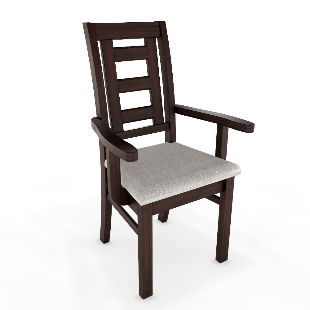 Juego de Comedor Sevilla 8 Sillas incluye 2 sitiales Chocolate Mesa 1.8 Rectangular Madera -4