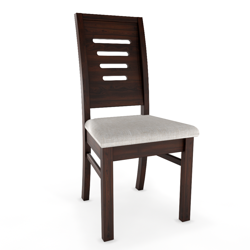 Juego de Comedor Roma 6 Sillas Chocolate Mesa Rectangular Madera-3