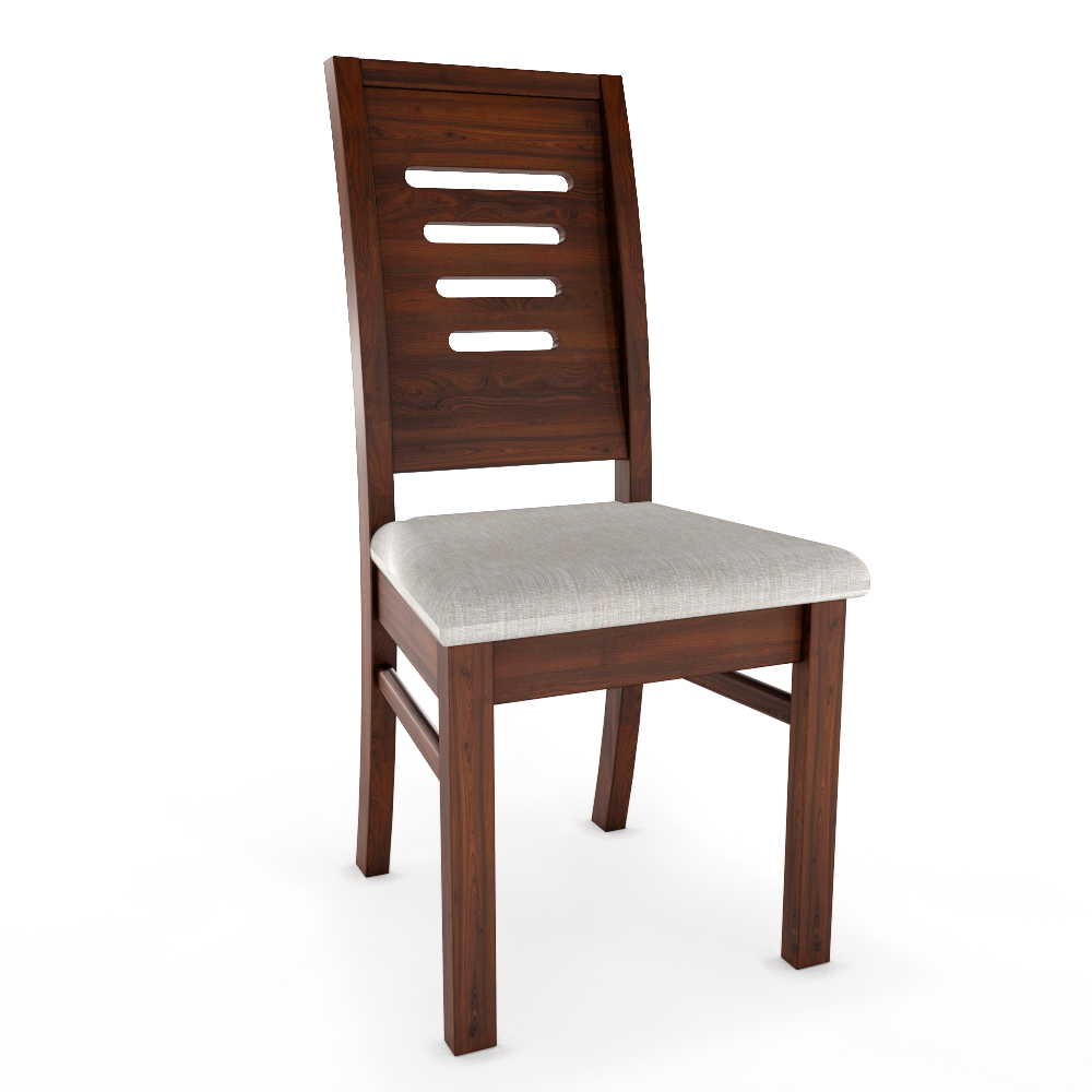 Juego de Comedor Roma 6 Sillas Nogal Mesa Rectangular Madera-3