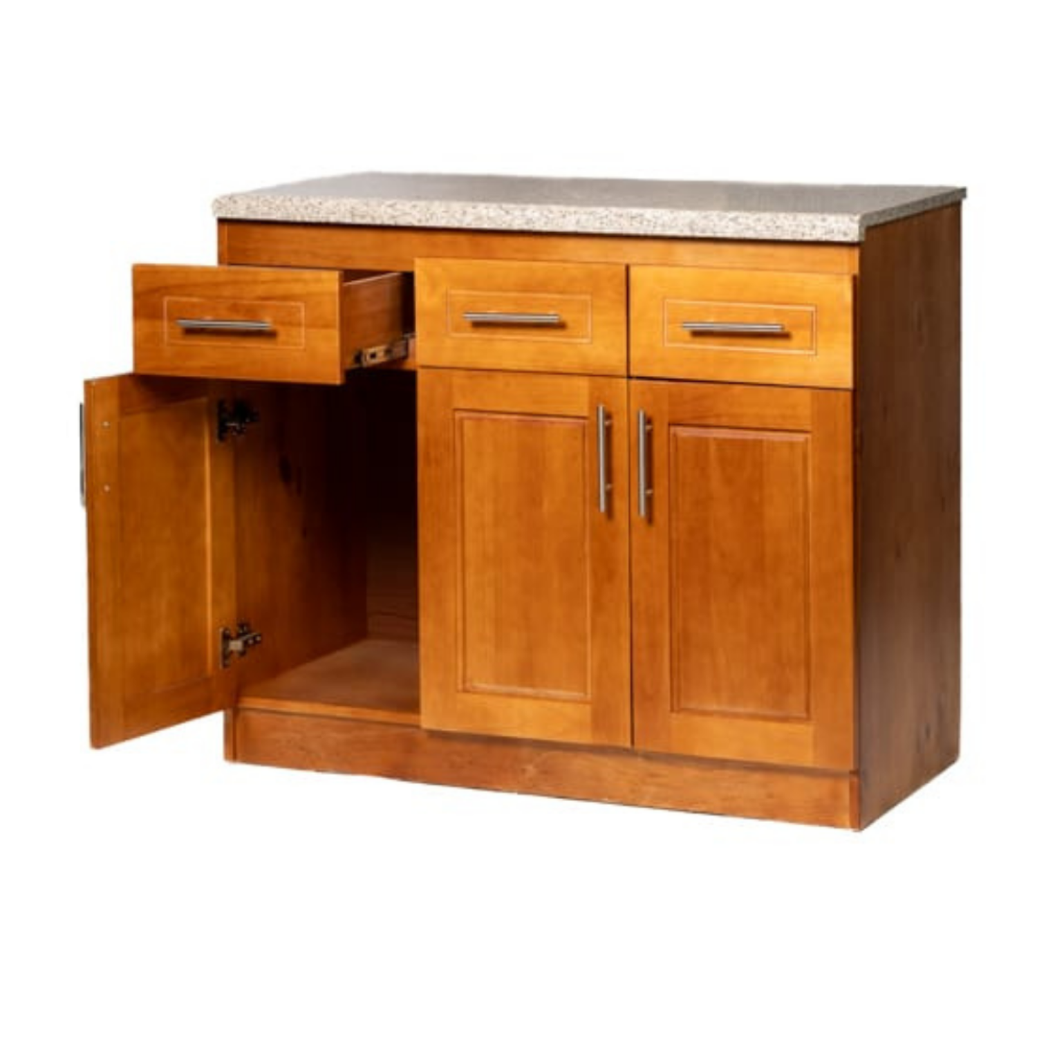 Mueble de Cocina Berin Madera Nogal Base 3 Puertas-3