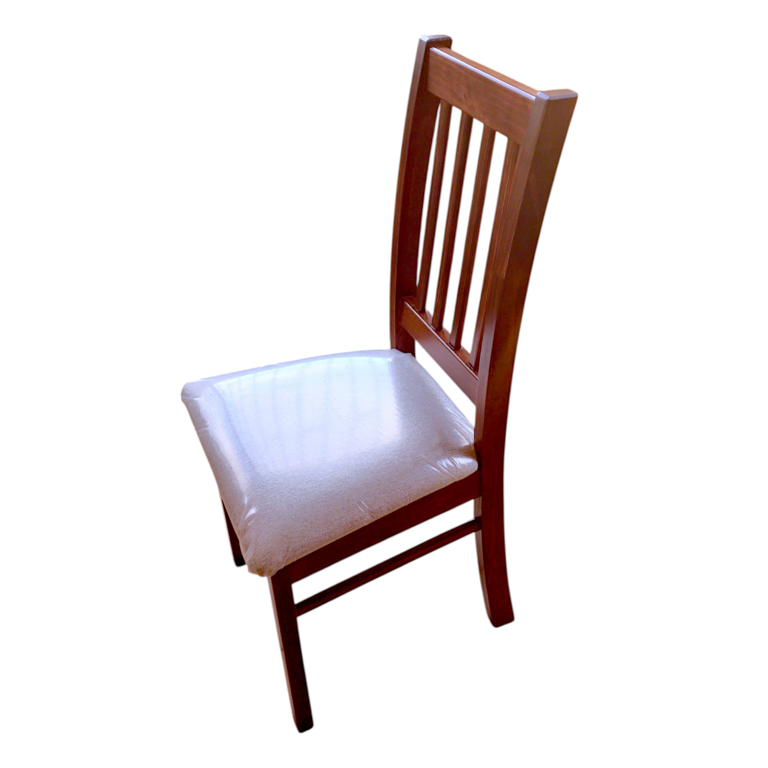 Juego de Comedor Milan 6 Sillas Nogal Mesa 1.6 Rectangular Madera -5