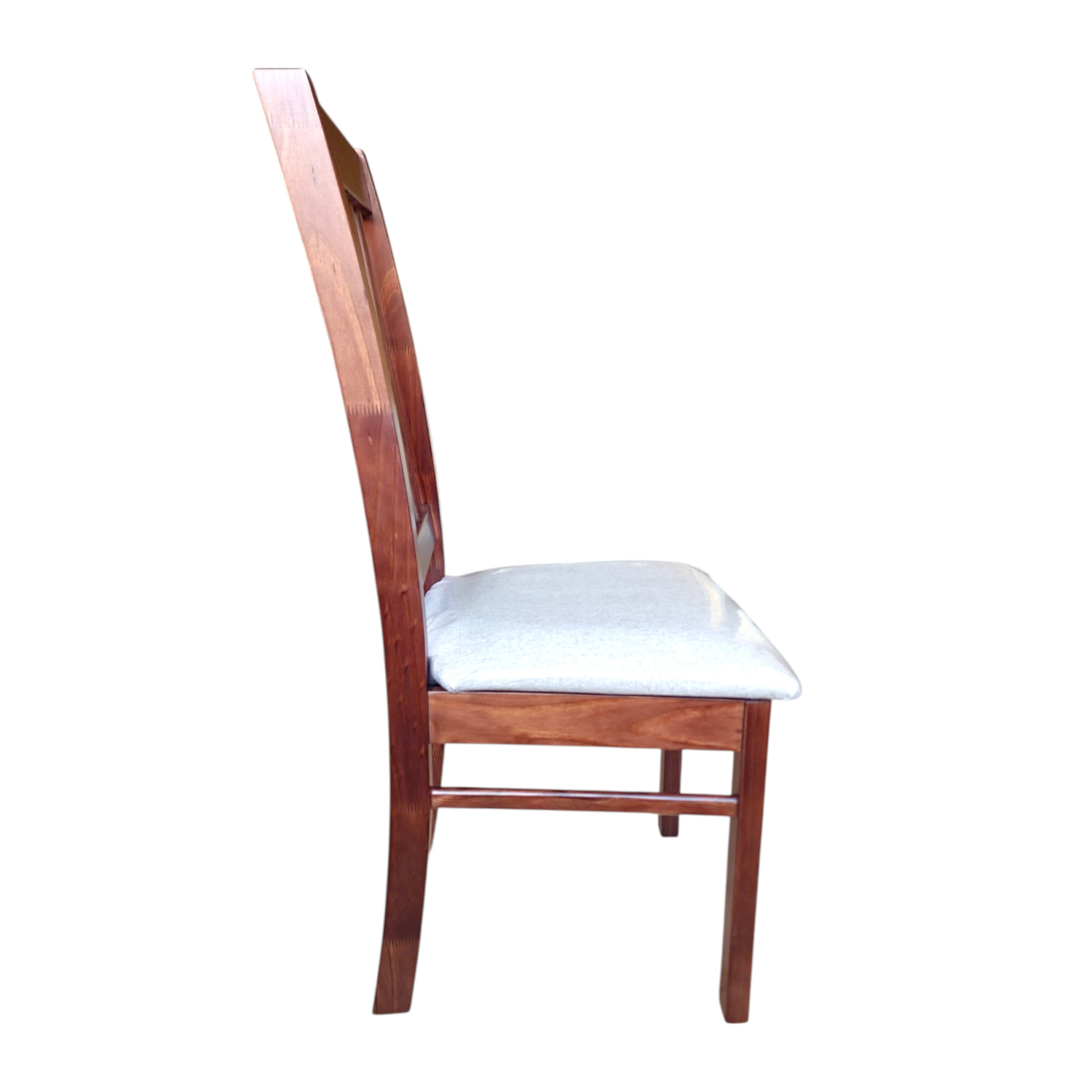Juego de Comedor Milan 6 Sillas Nogal Mesa 1.6 Rectangular Madera -6