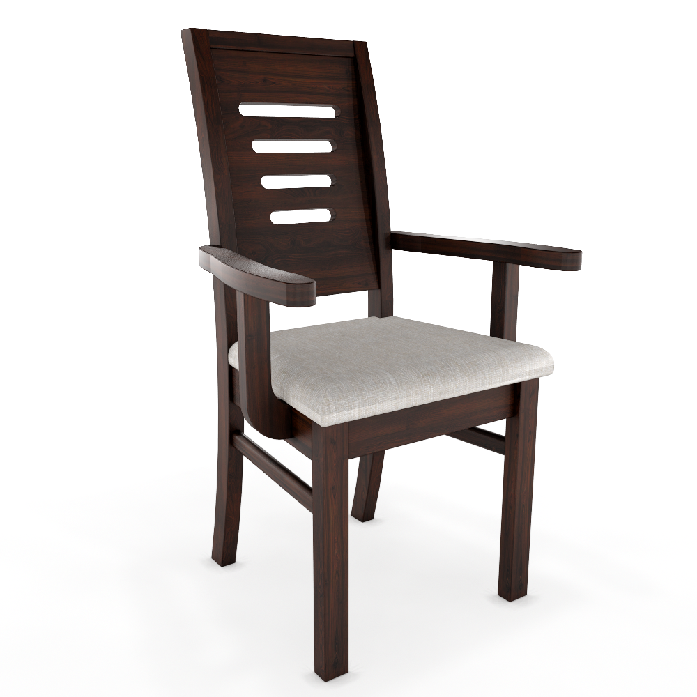 Juego de Comedor Roma 8 Sillas incluye 2 sitiales Chocolate Mesa 1.8 Rectangular Madera-4