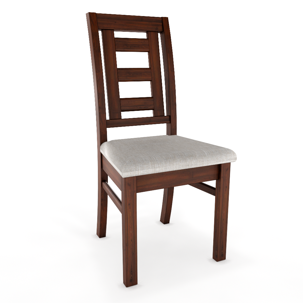 Juego de Comedor Sevilla 4 Sillas Nogal Mesa Rectangular Madera-4