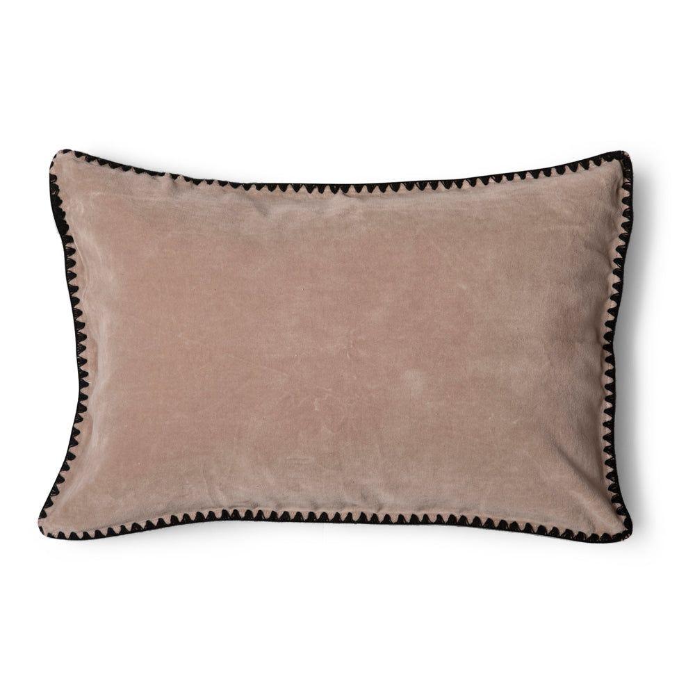 FUNDA COJIN 40x60 TERCIOPELO TAUPÉ-0