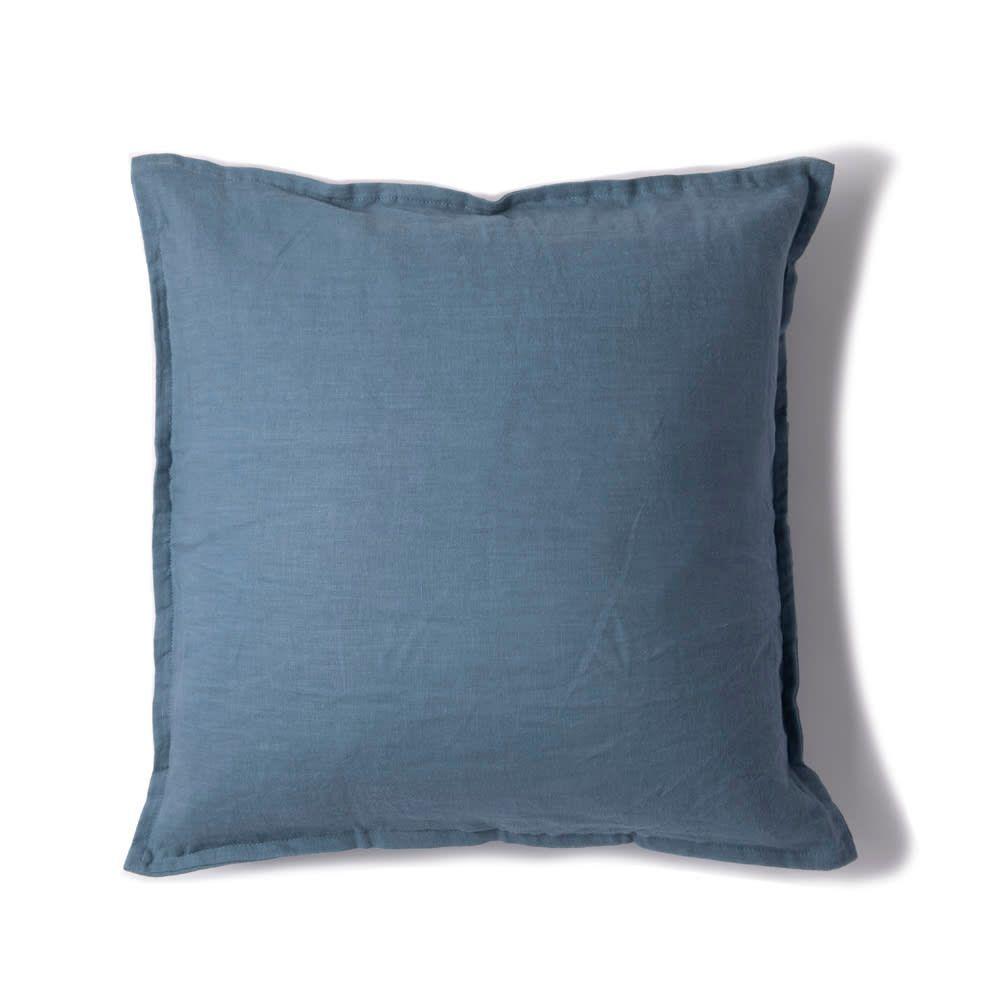 FUNDA COJIN 50X50 LINO AZUL-0