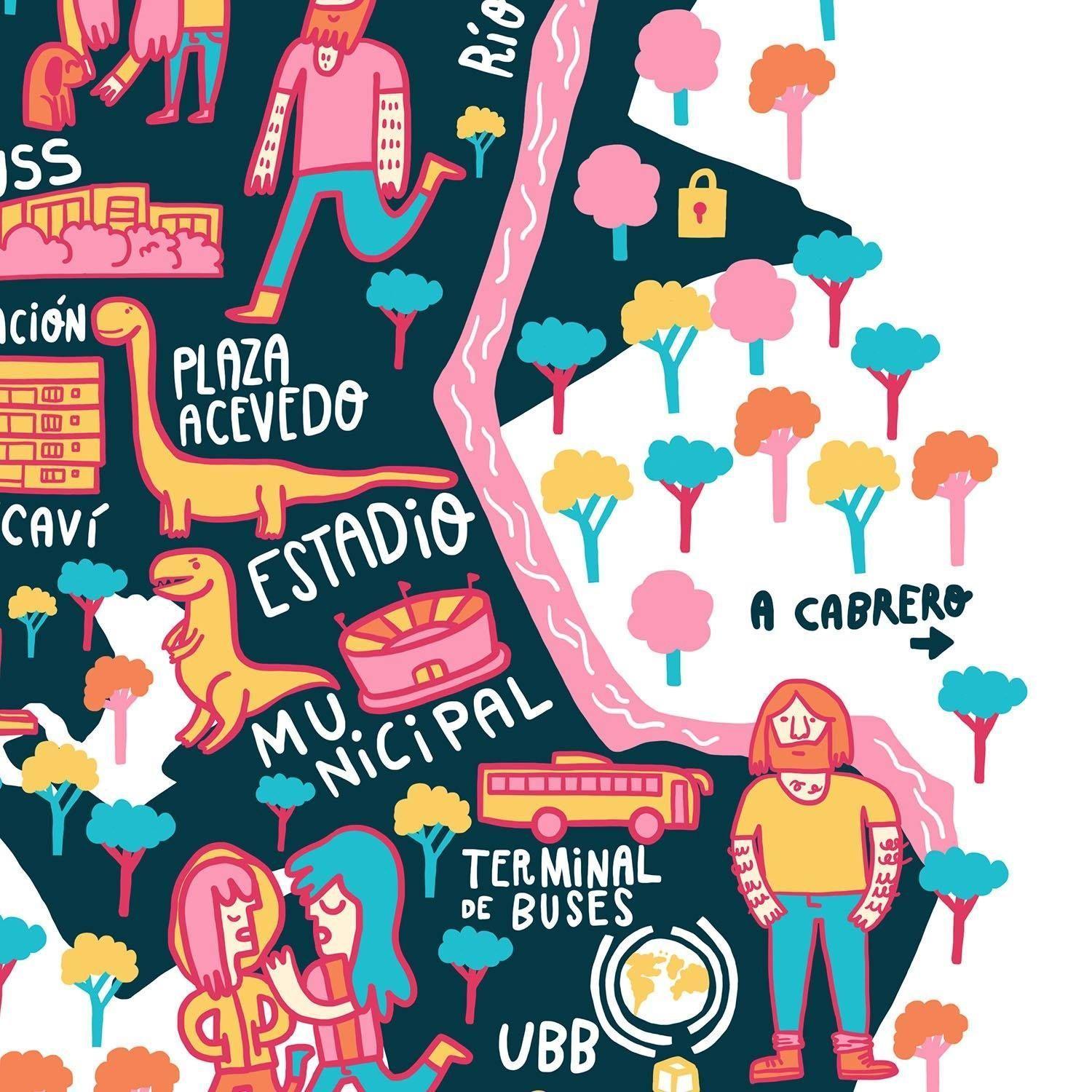 Mapa de Concepción Ilustrado - Lámina-3