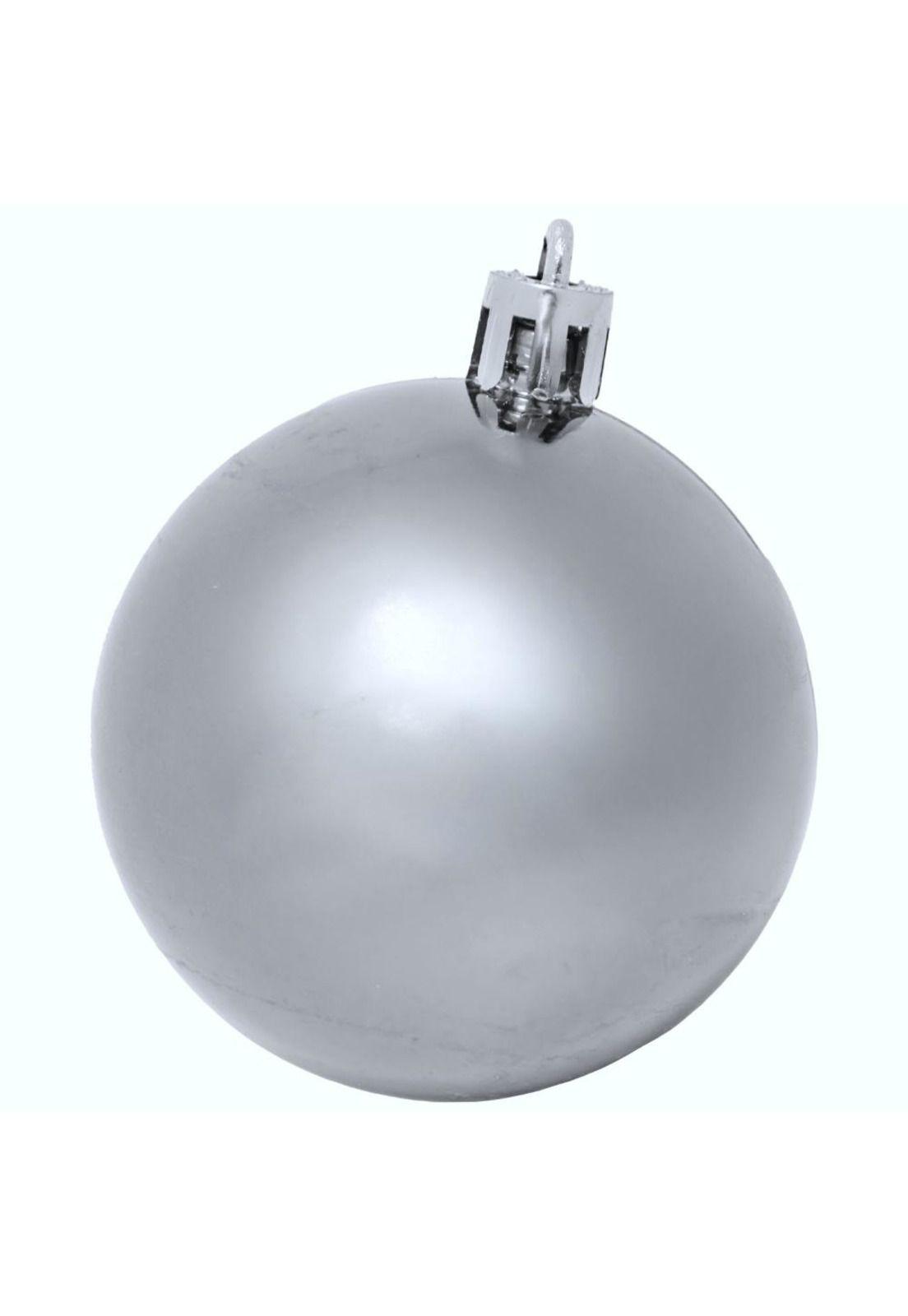 Set de 30 esferas de 6 cms color plata-2