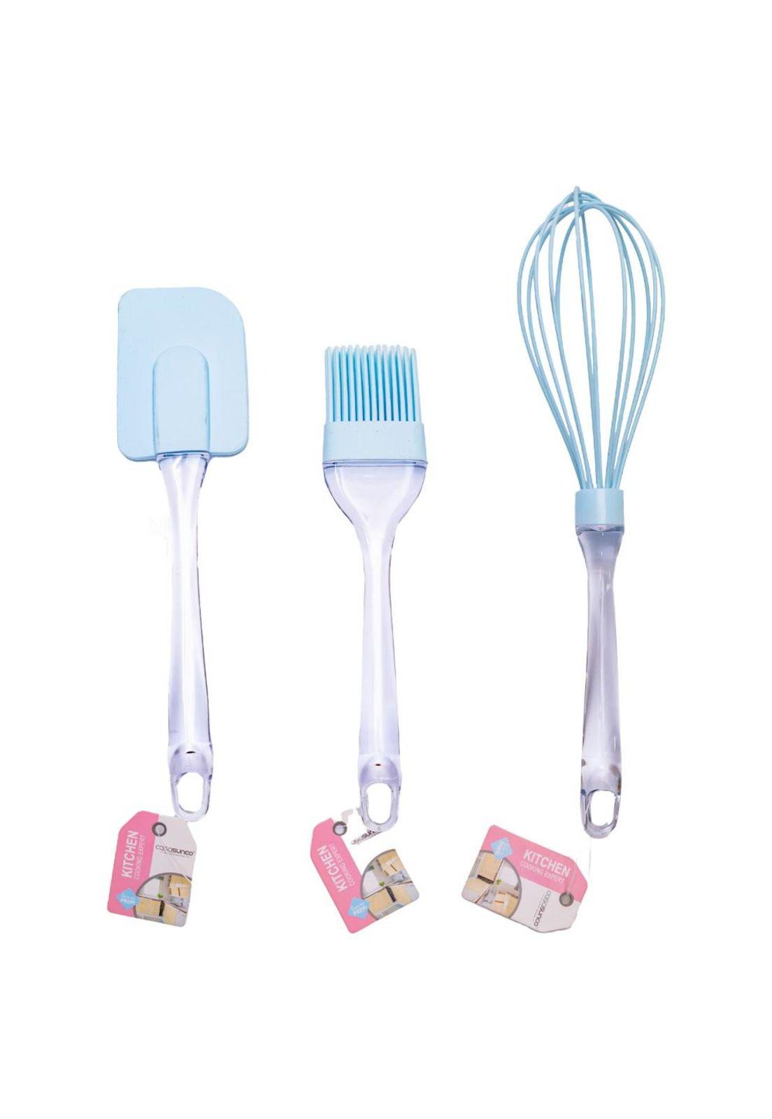 Set de reposteria silicona celeste-0