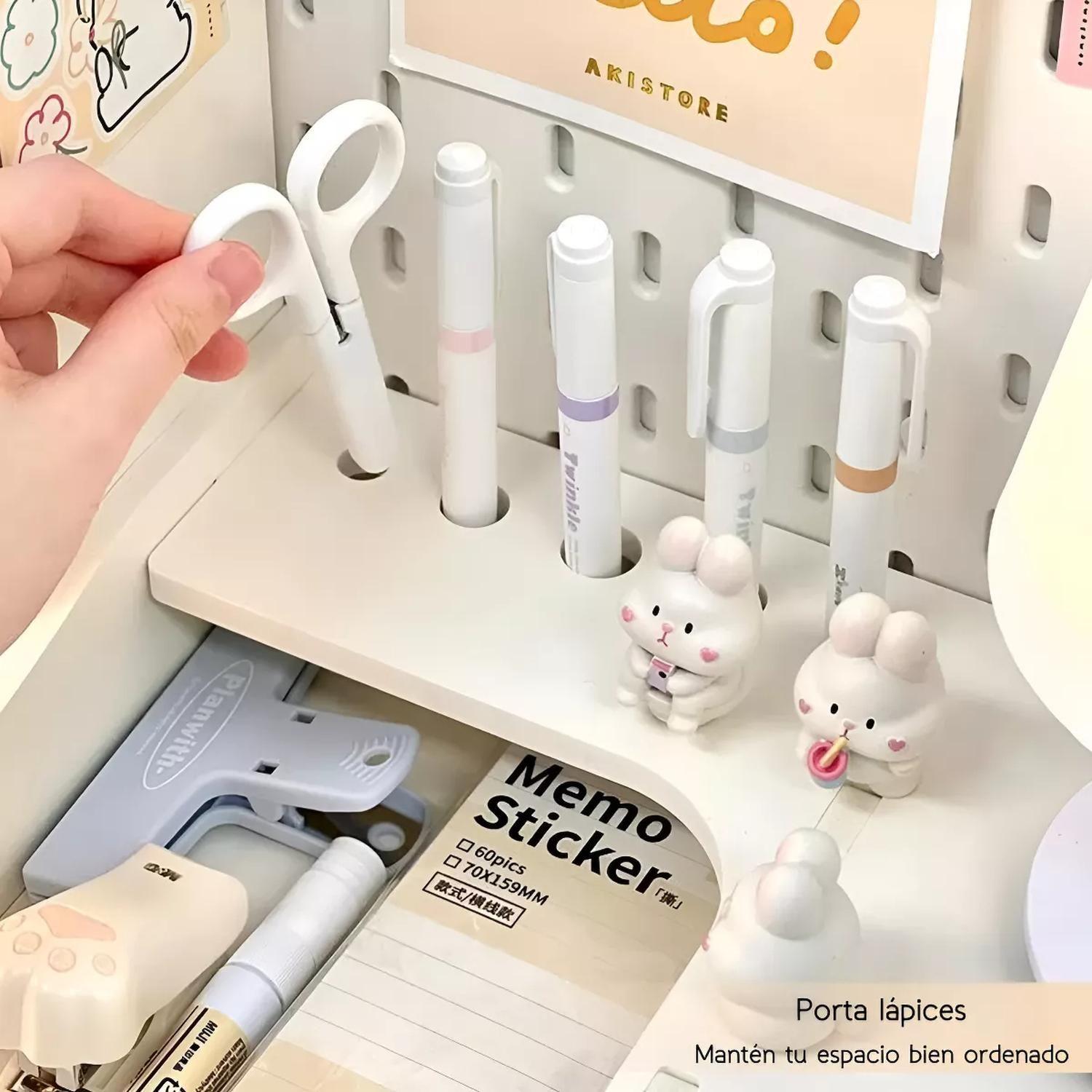 Elevador De Monitor Organizador 2 Cajones Armable Ergonomico-2