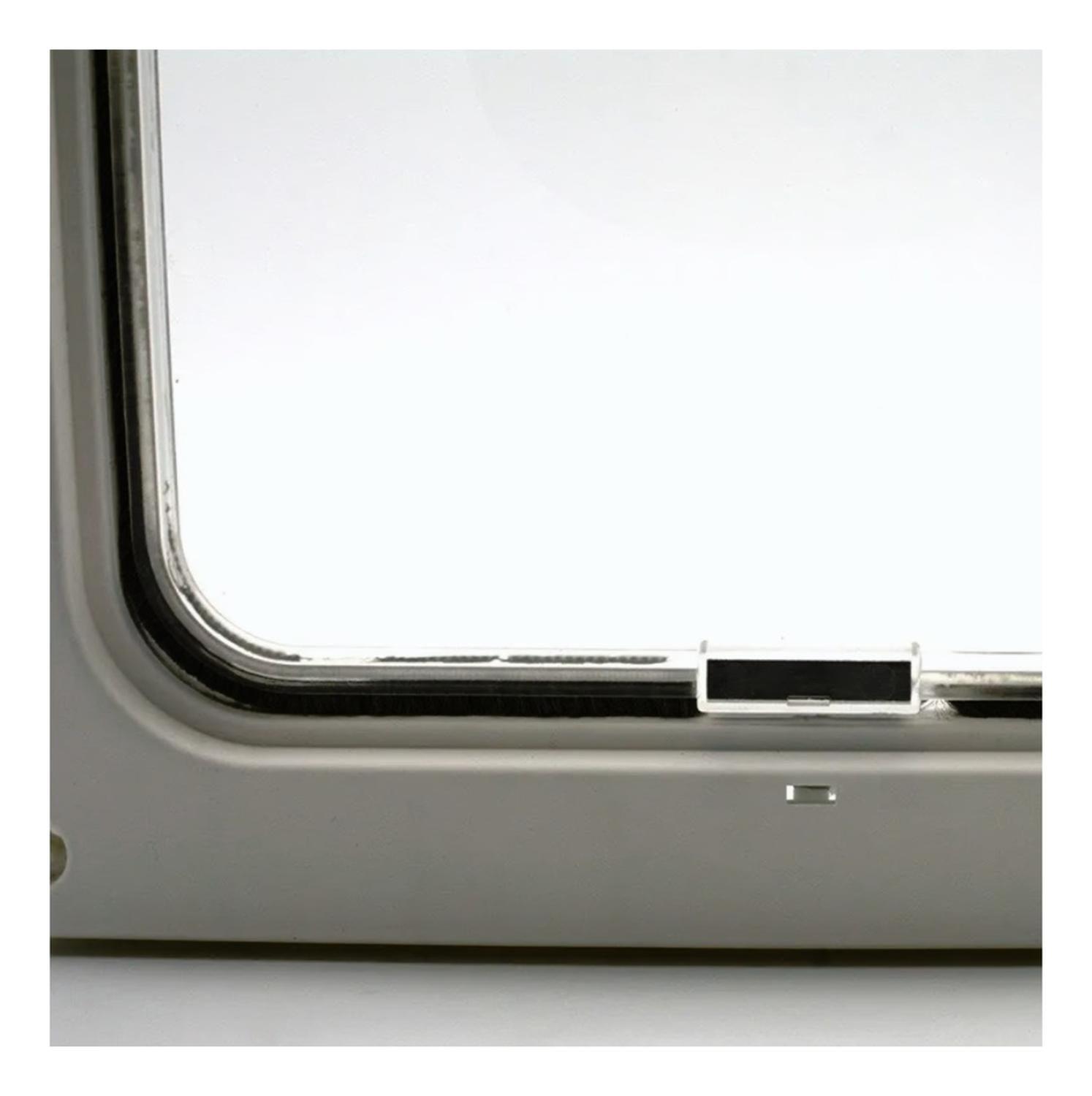 Puerta Para Mascotas Xxl Exterior Interior Para Gatos Perros Blanco-8