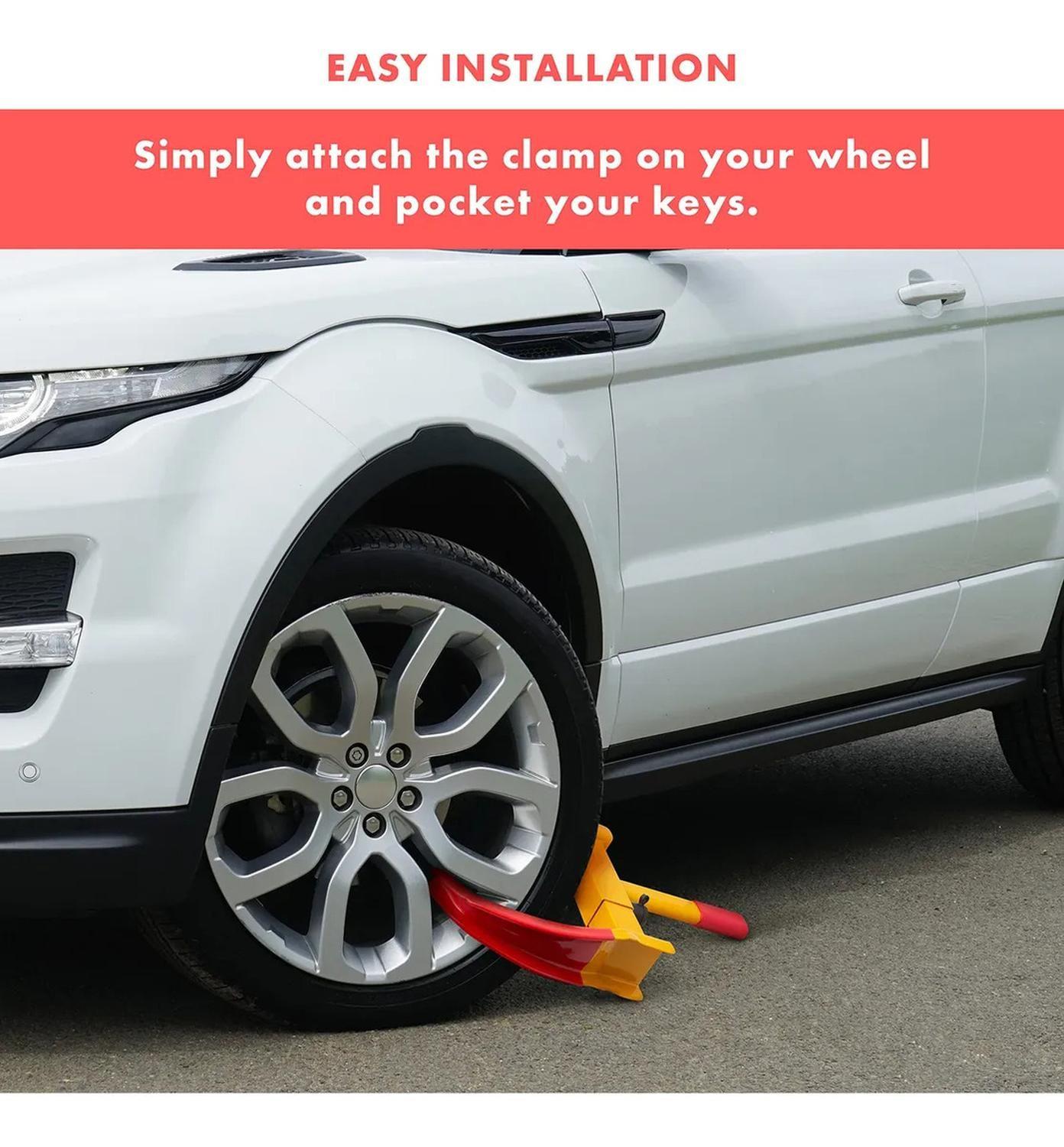 Bloqueo De Ruedas Ajustable Para Coches/motos 17.5-30cm-2