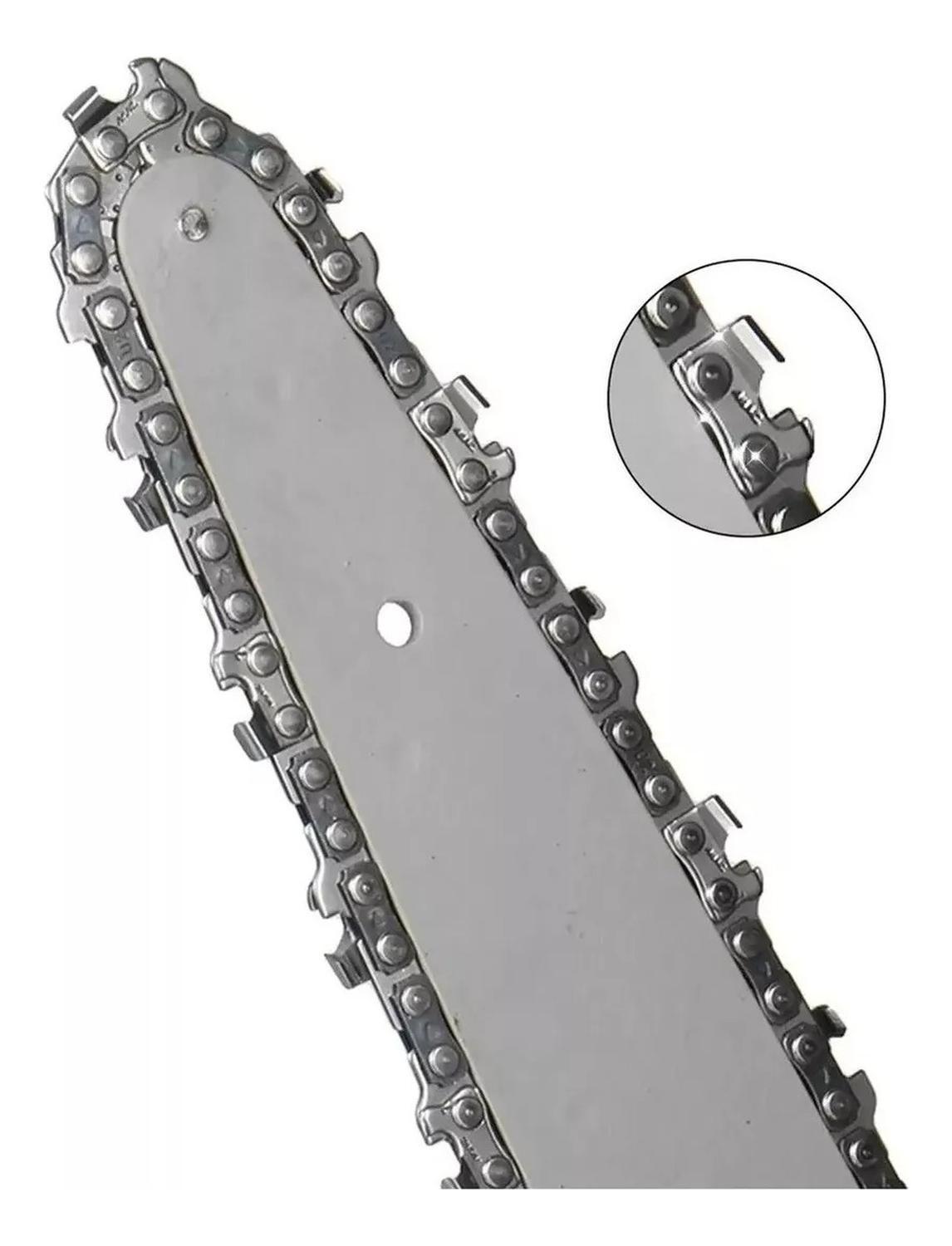 Moto Sierra Eléctrica De Mano Inalámbrica 48v + 1 Bateria Negro-3