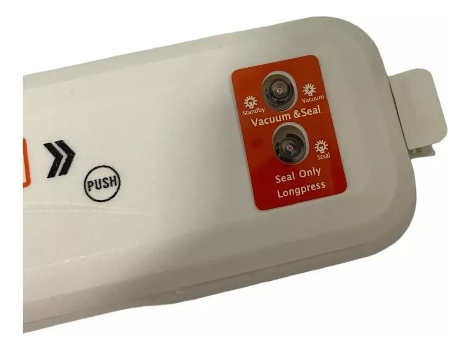 Selladora Automática De Alimentos Al Vacío Blanca + Bolsas-7