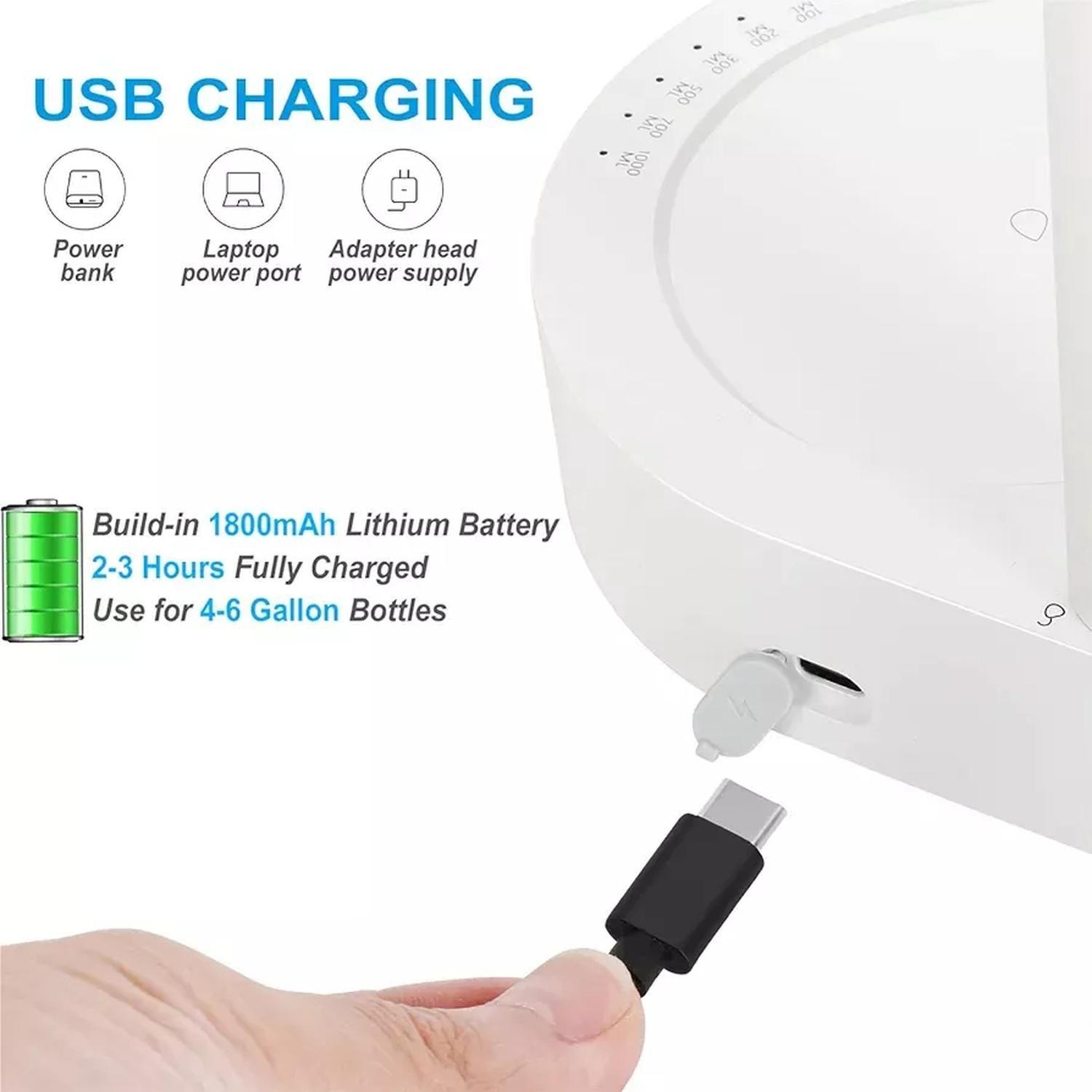 Dispensador De Agua Bomba Electrica Elegante Para Escritorio-4