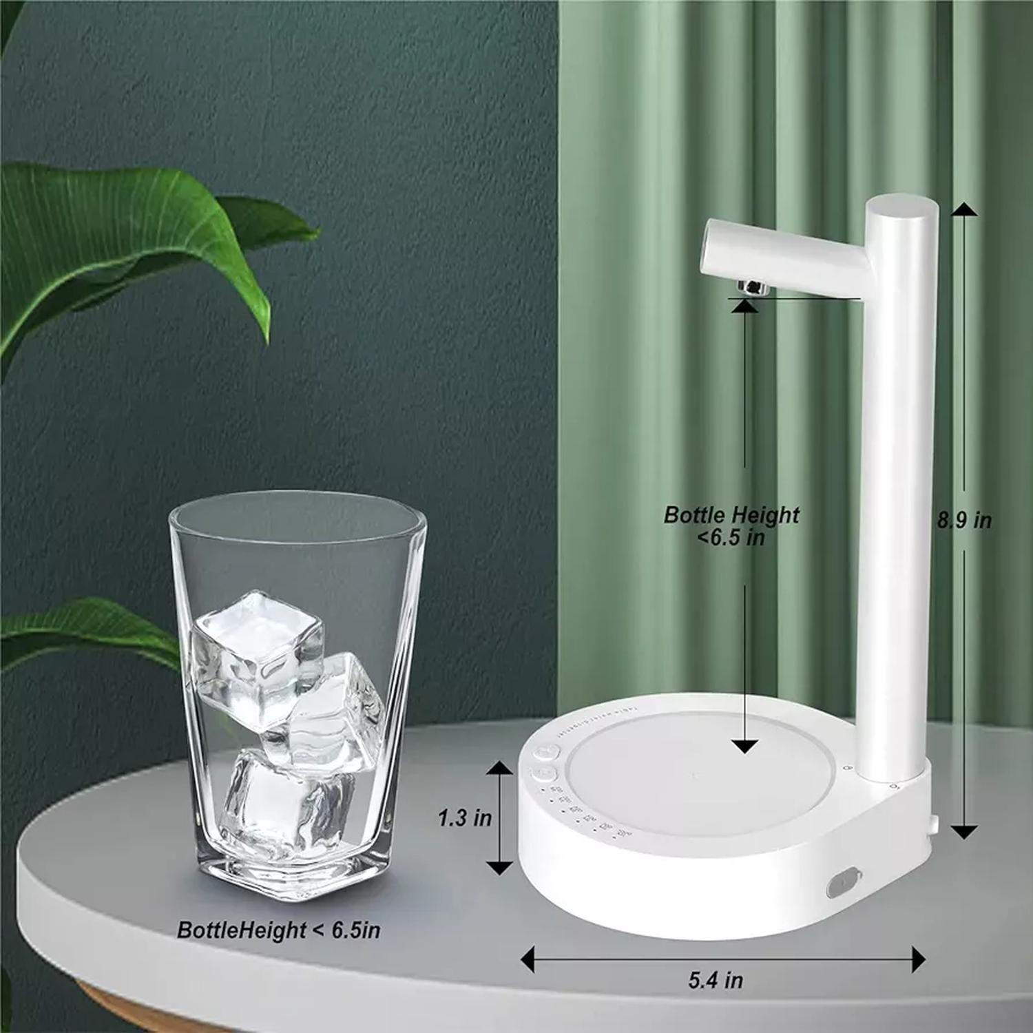 Dispensador De Agua Bomba Electrica Elegante Para Escritorio-5