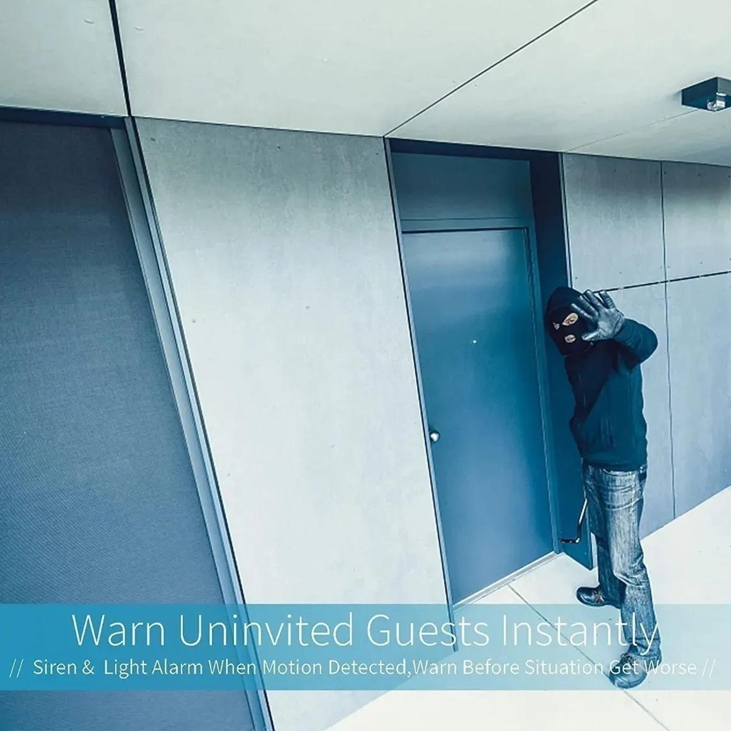 Camara Ip Ampolleta Panorámica Wifi Cctv Inteligente 360°. Blanco-5