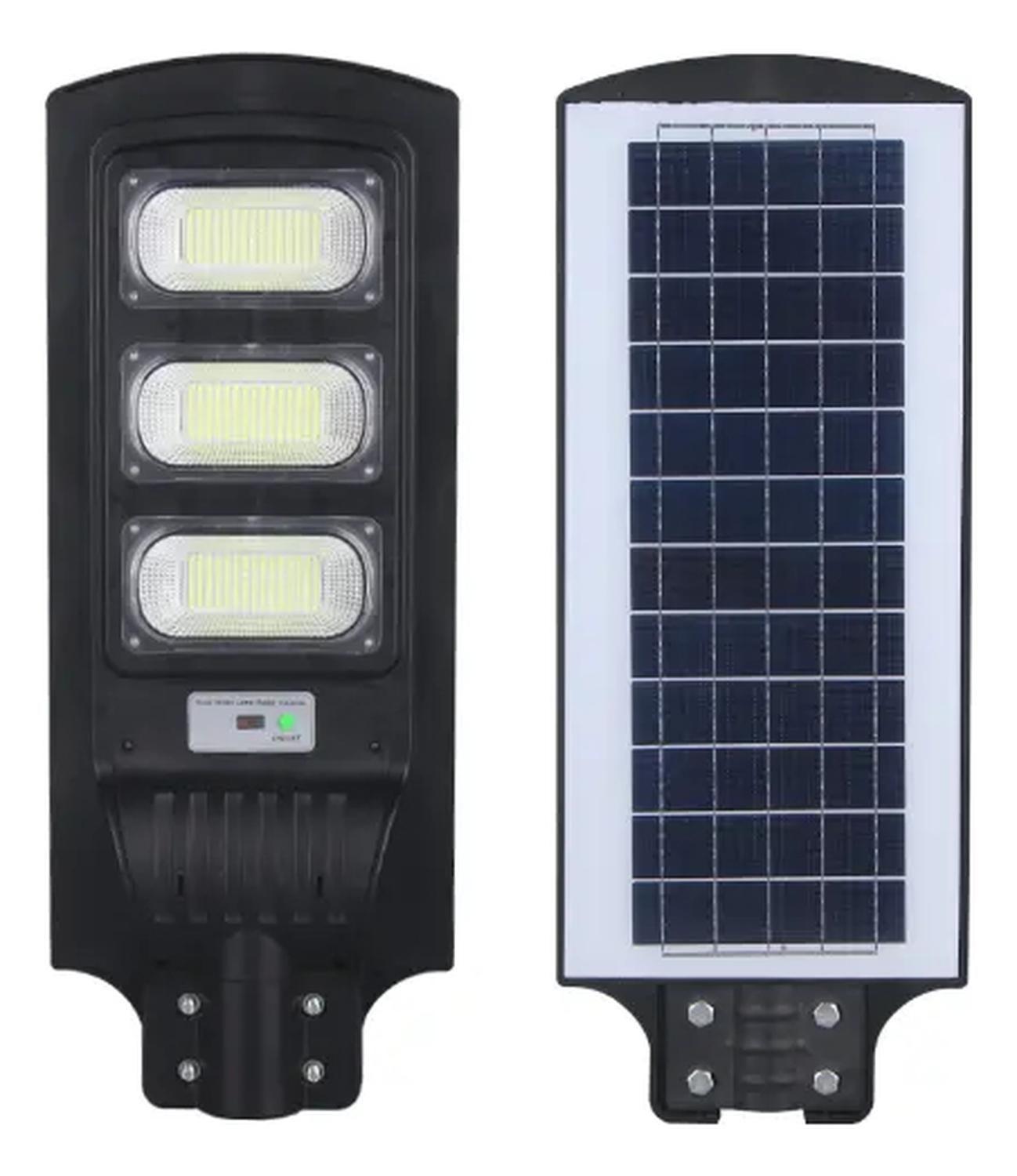 Foco Solar Led 120w Con Panel Incorporado + Soporte Ip65-5