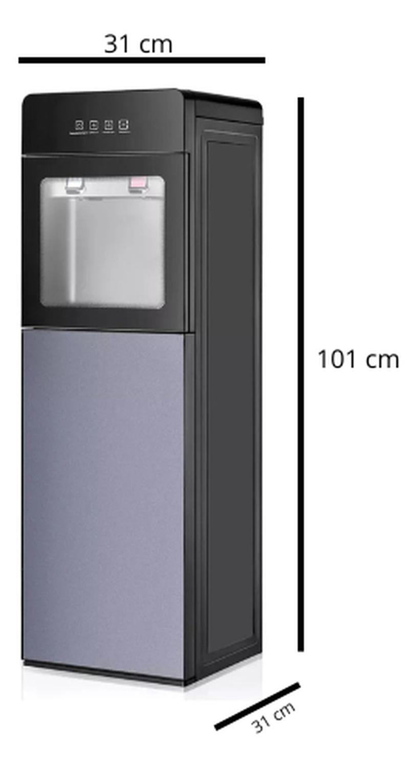 Dispensador Filtro De Agua Eléctrico Frío Y Caliente Oculto Gris Oscuro-6
