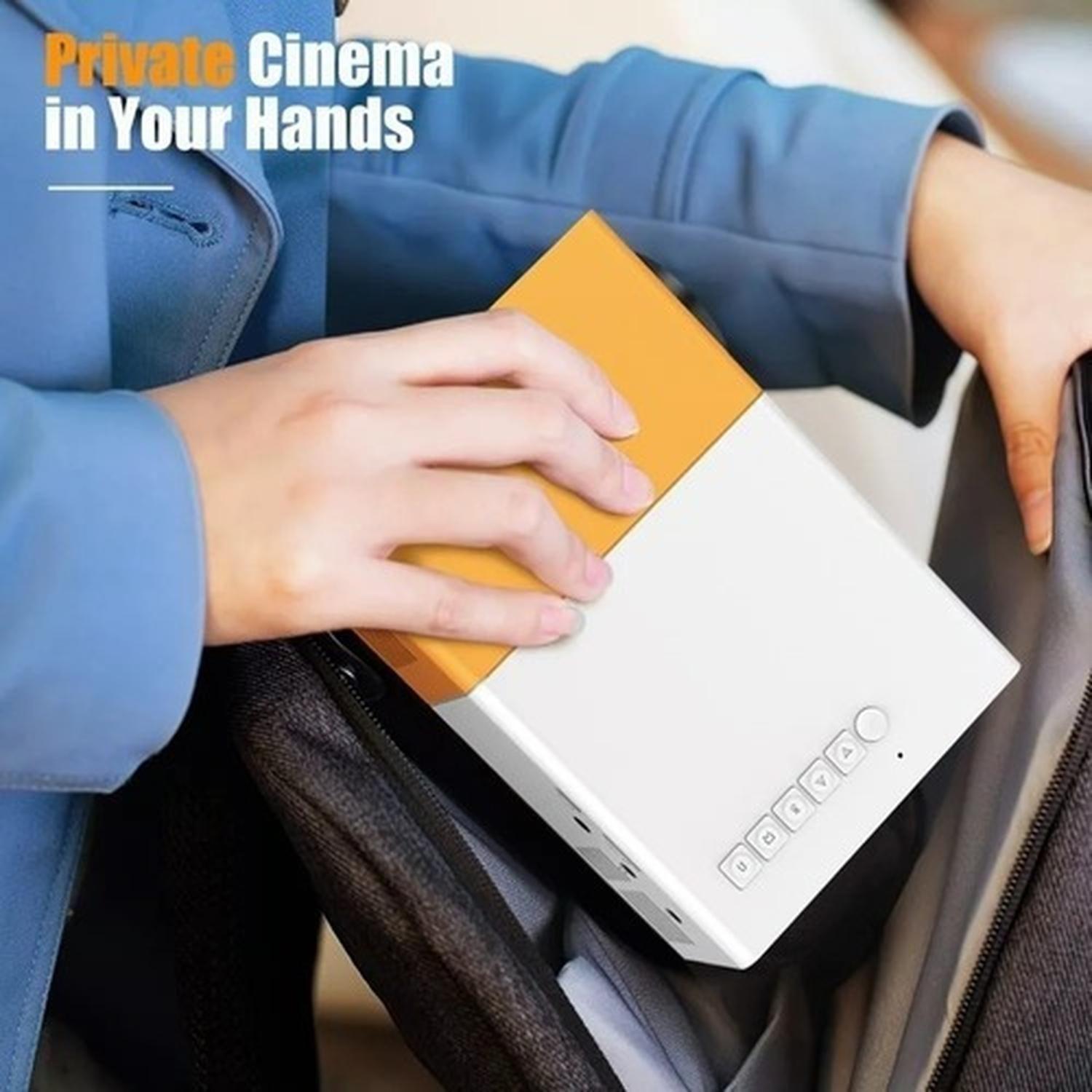 Proyector Mini Genérica General 800lm Cyber Yellow Cyber Yellow-3